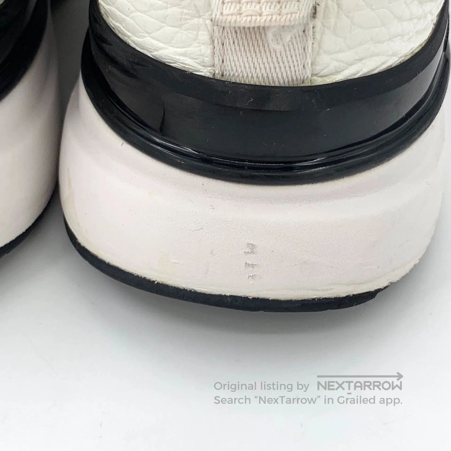 Chanel Chanel White Logo Mesh Leather Sneakers. Size US 7.5 / EU 40-41 - 8 Thumbnail