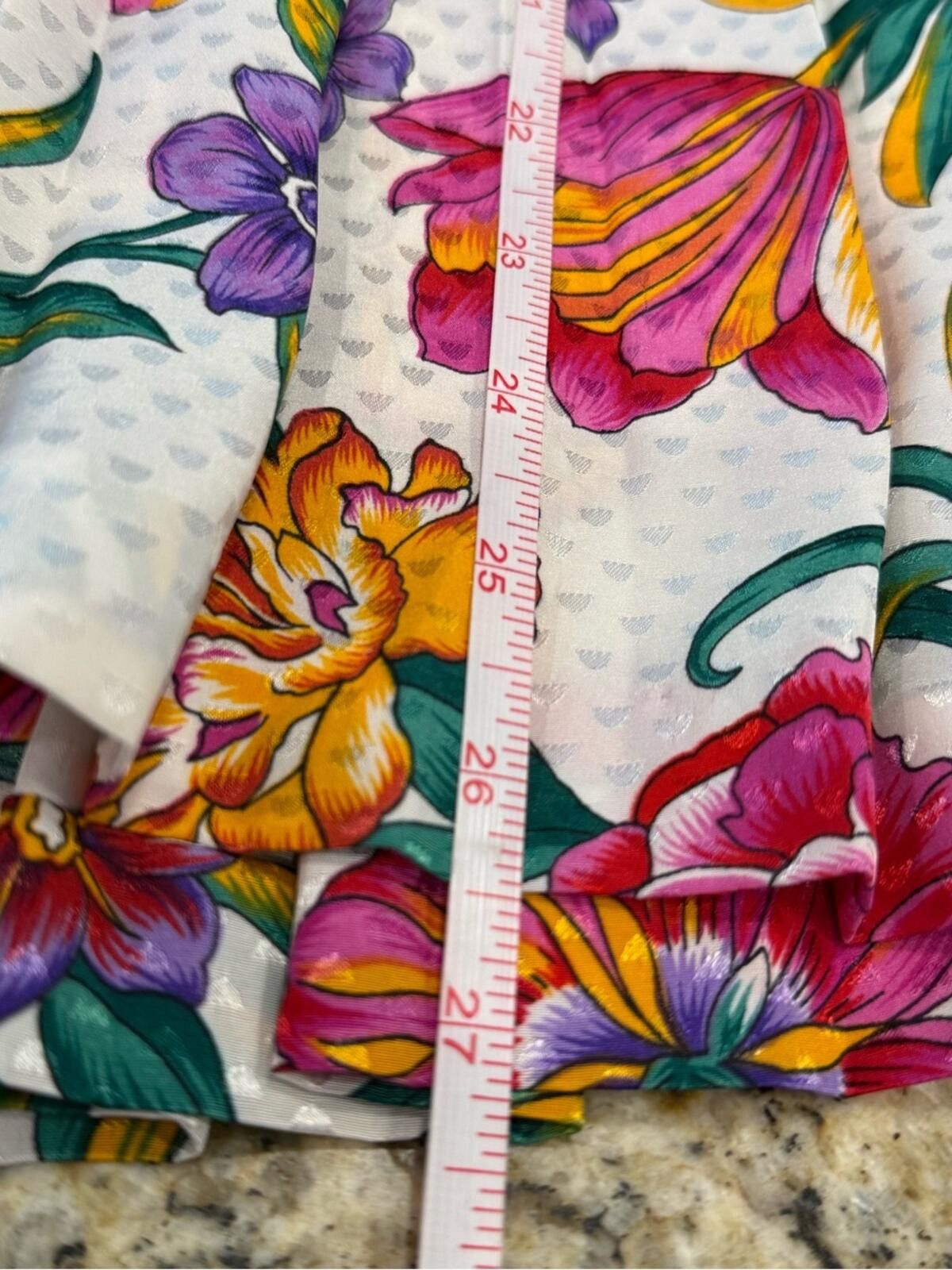 Other Vintage pleated floral skirt dainty white hearts SZ M/L Size 30" / US 8 / IT 44 - 6 Thumbnail