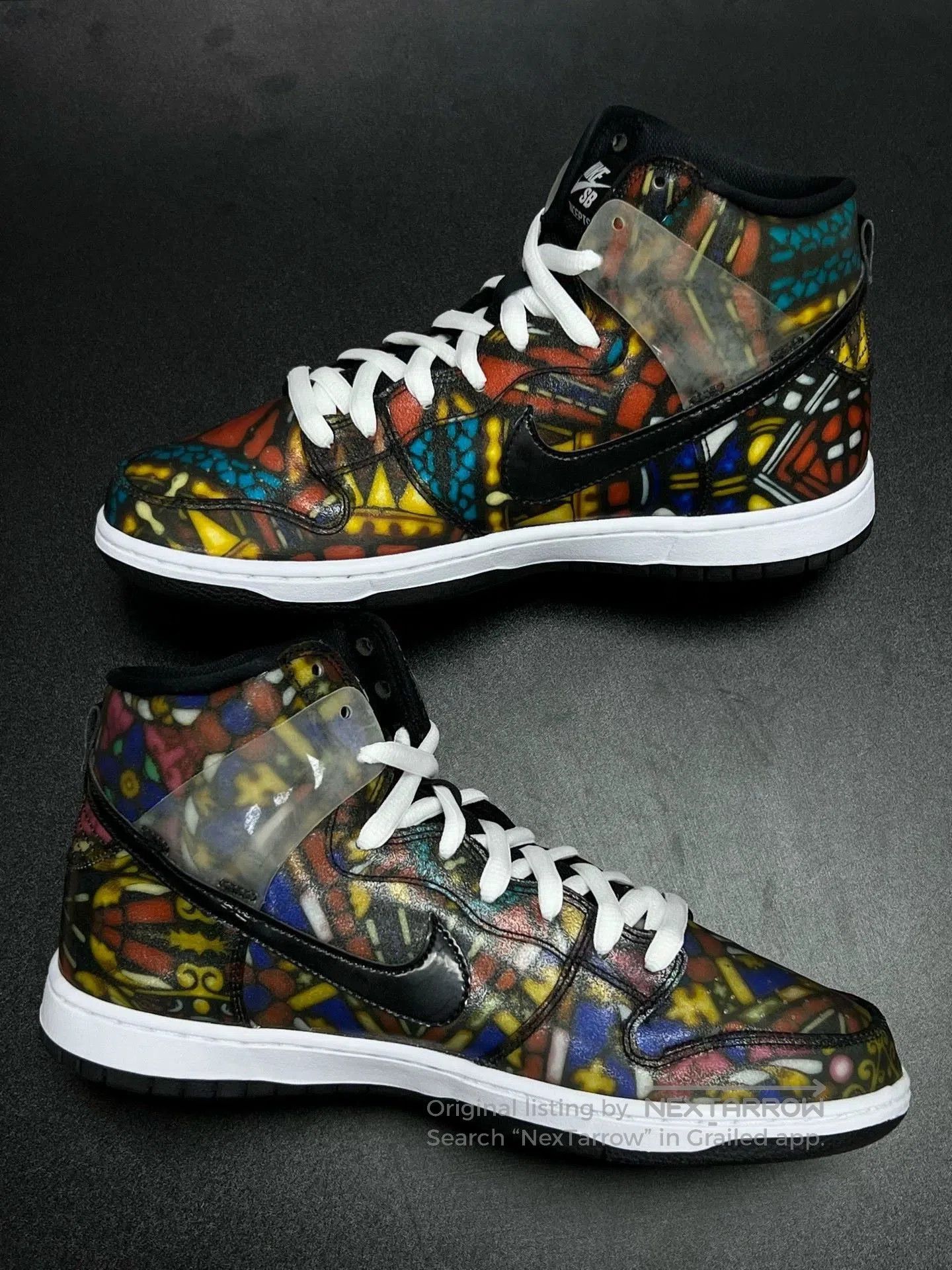 Nike nike concepts dunk stained glass sneakers. Size US 10.5 / EU 43-44 - 6 Thumbnail