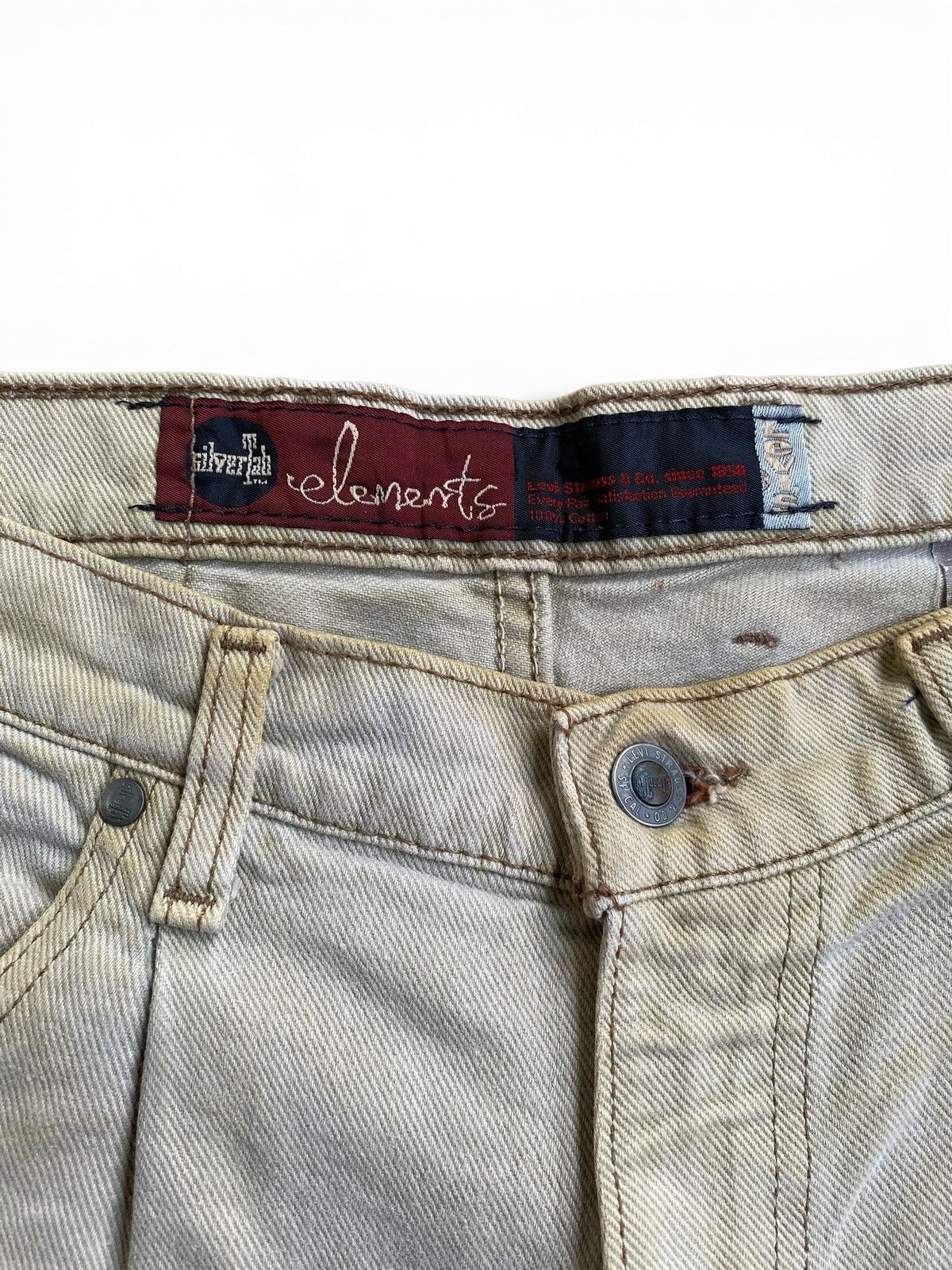 Levi's Vintage 1990’s Baggy Levis Silvertab Elements Red Tag Jorts Size US 34 / EU 50 - 4 Thumbnail