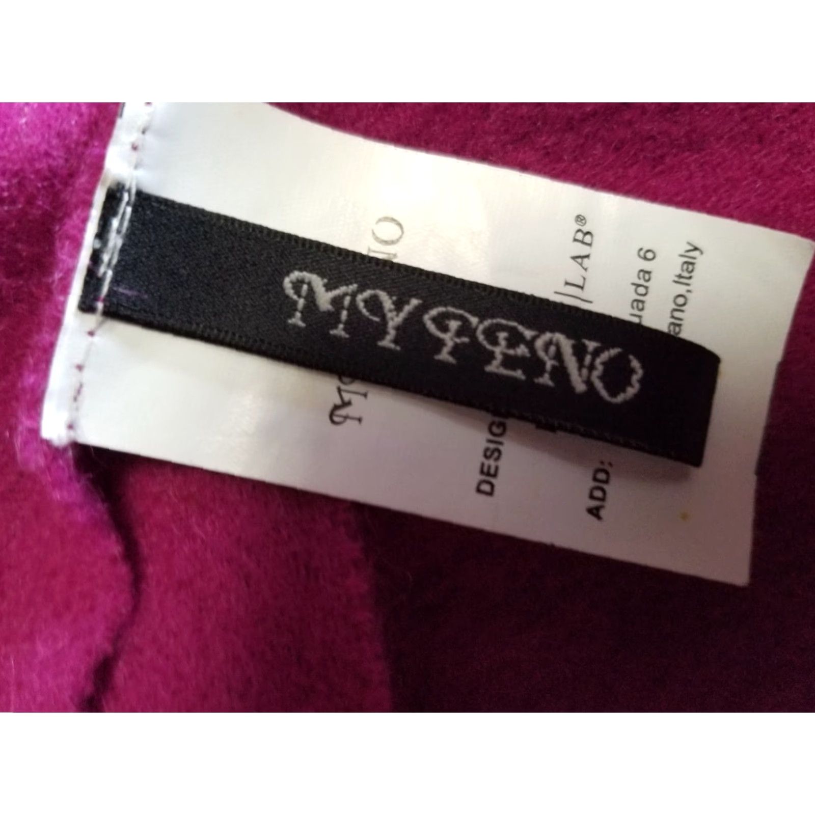 Vintage MYFENO MILANO ITALY Soft 100% Wool Rabbit Fur Wrap Shwal Blanket Pink Luxurious Blanket/Shawl/Scarf Women Pink Rose Knit Womens Size ONE SIZE - 4 Thumbnail