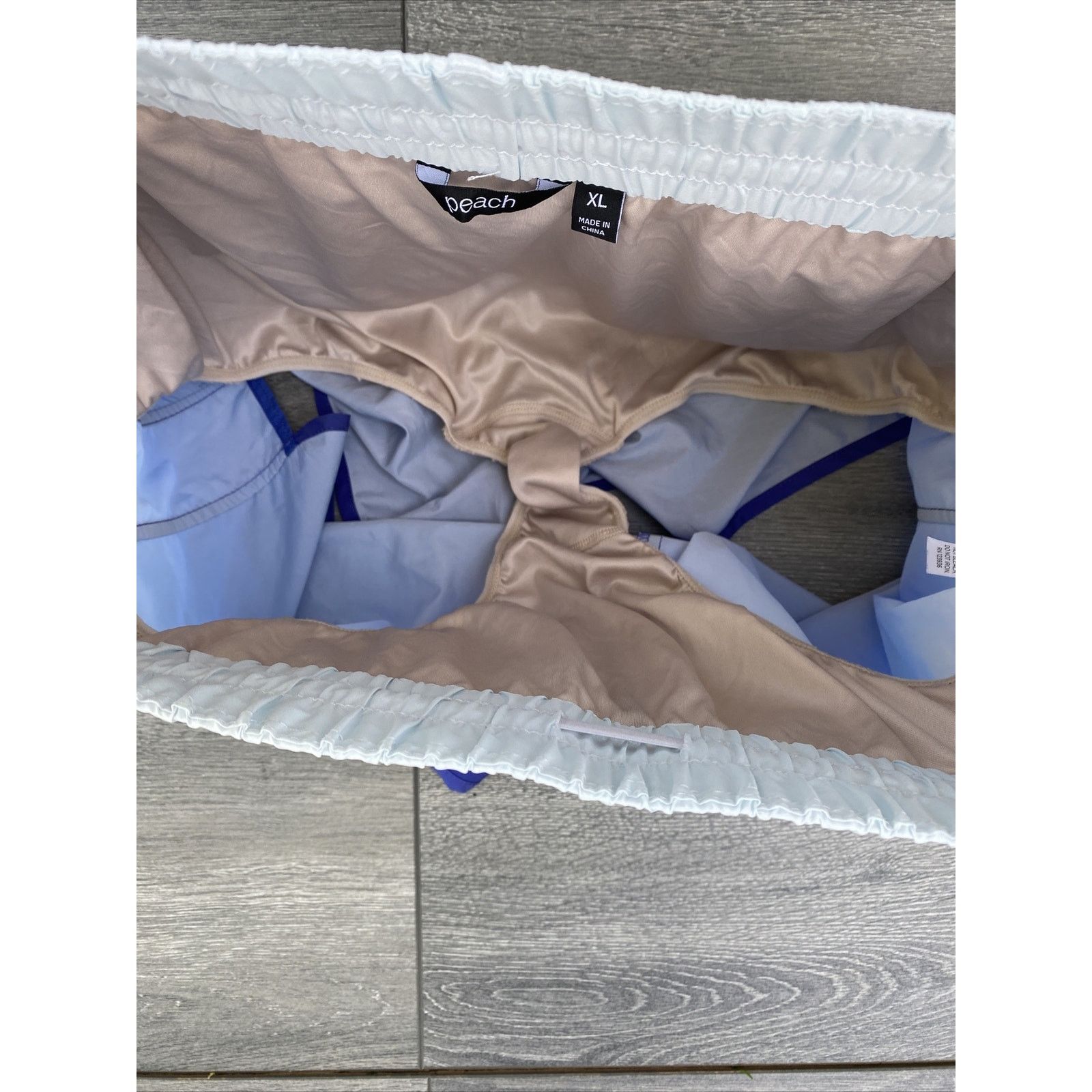 Preach Peach Women Blue ombre Athletic women Shorts XL A000327 Size 33" - 6 Thumbnail