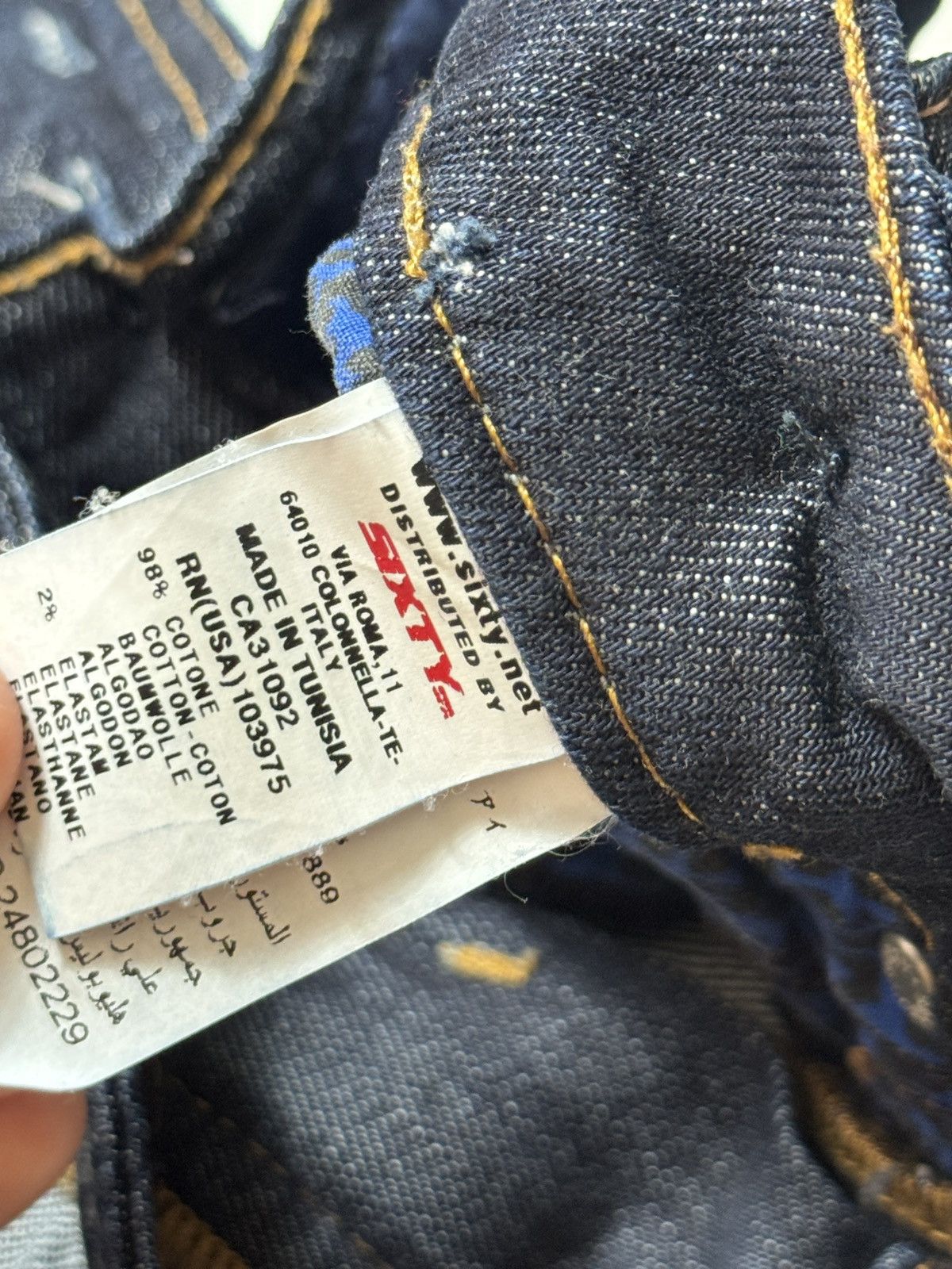 Miss Sixty VINTAGE MISS SIXTY 2000s DENIM MINI SKIRT Size 28" / US 6 / IT 42 - 12 Thumbnail