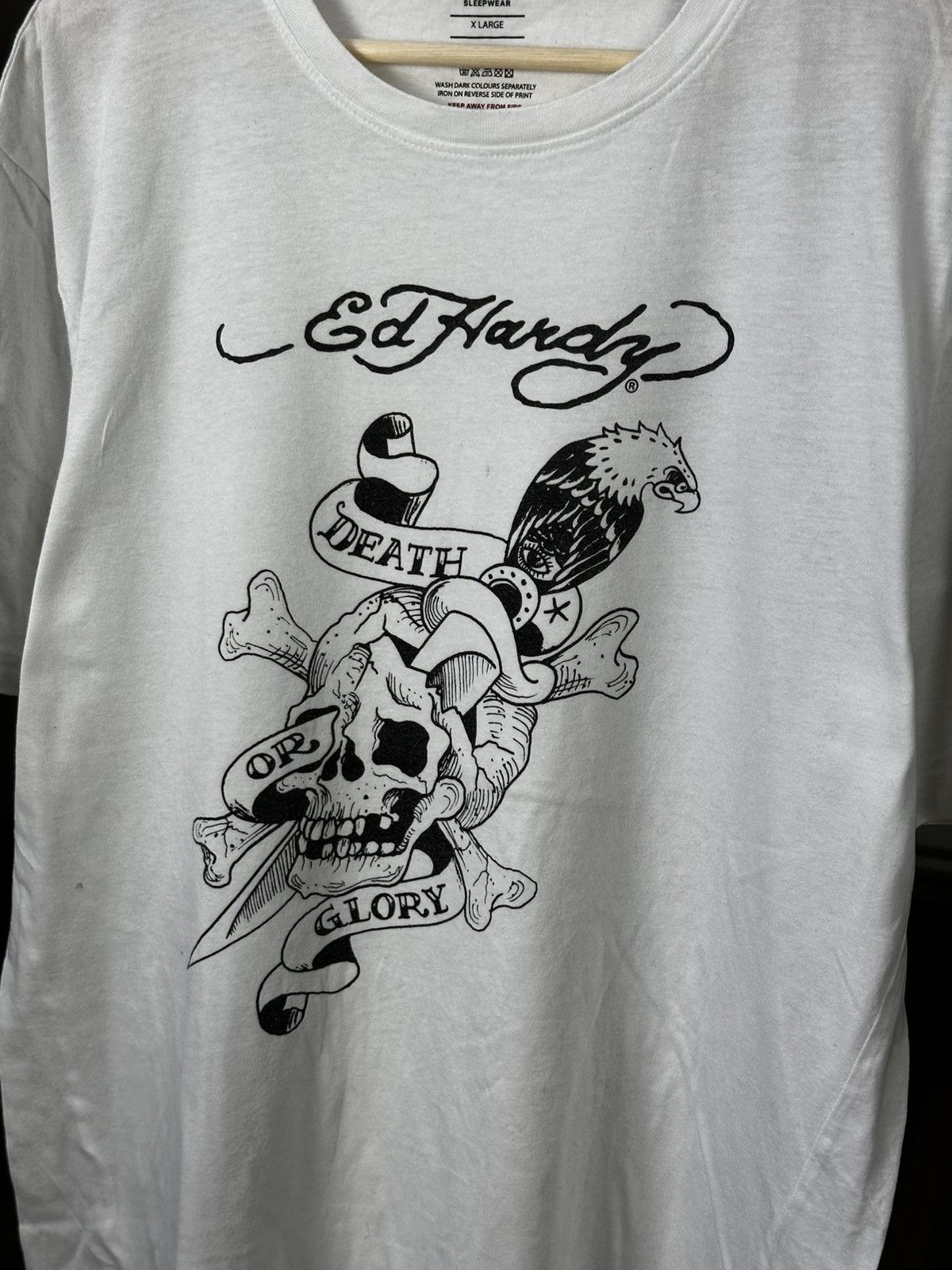 Ed Hardy Ed Hardy Vintage Skull Tee Size US XL / EU 56 / 4 - 4 Thumbnail