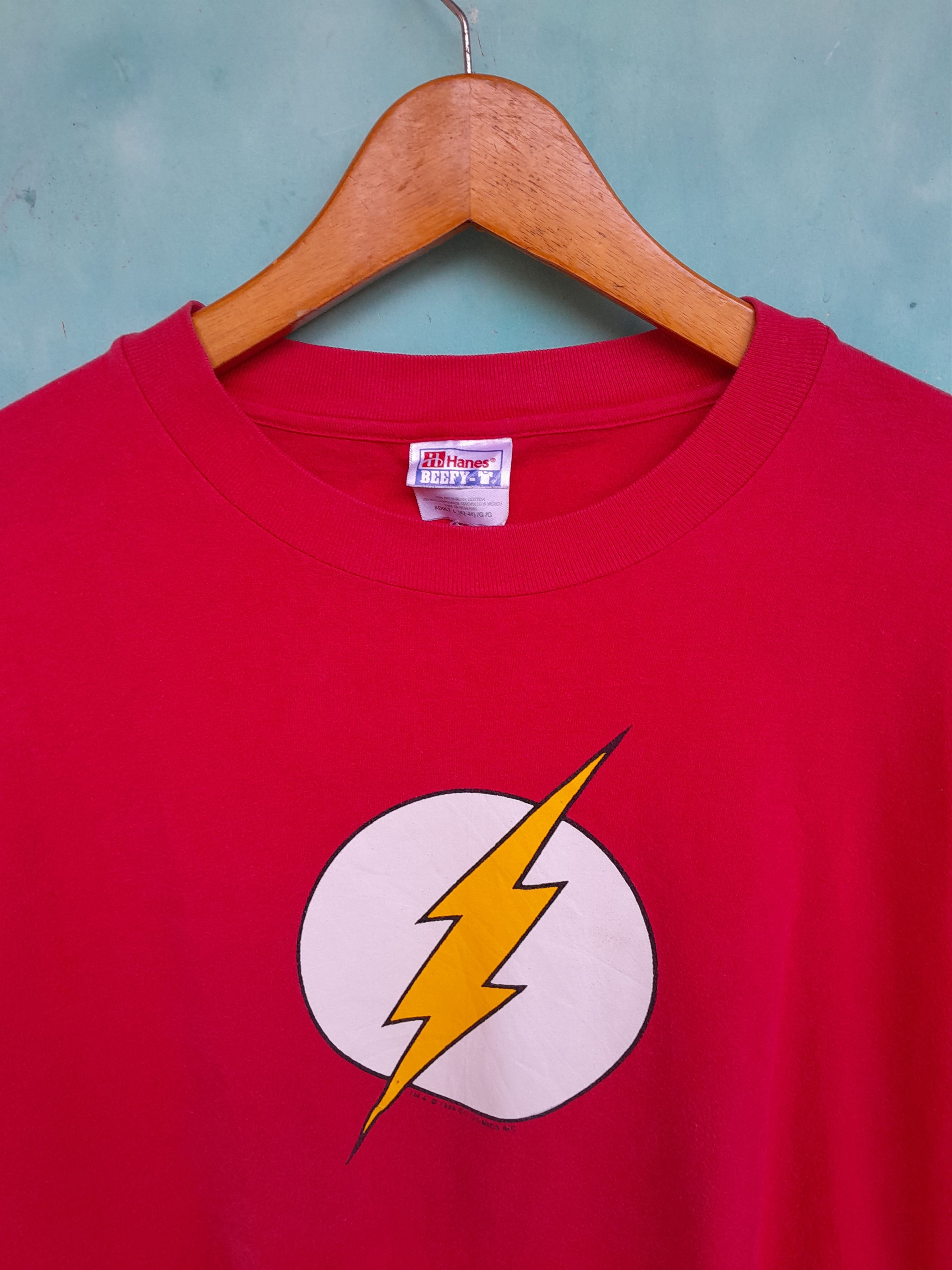 DC Comics Vintage The Flash DC COMICS Long sleeve shirt Size US L / EU 52-54 / 3 - 3 Thumbnail