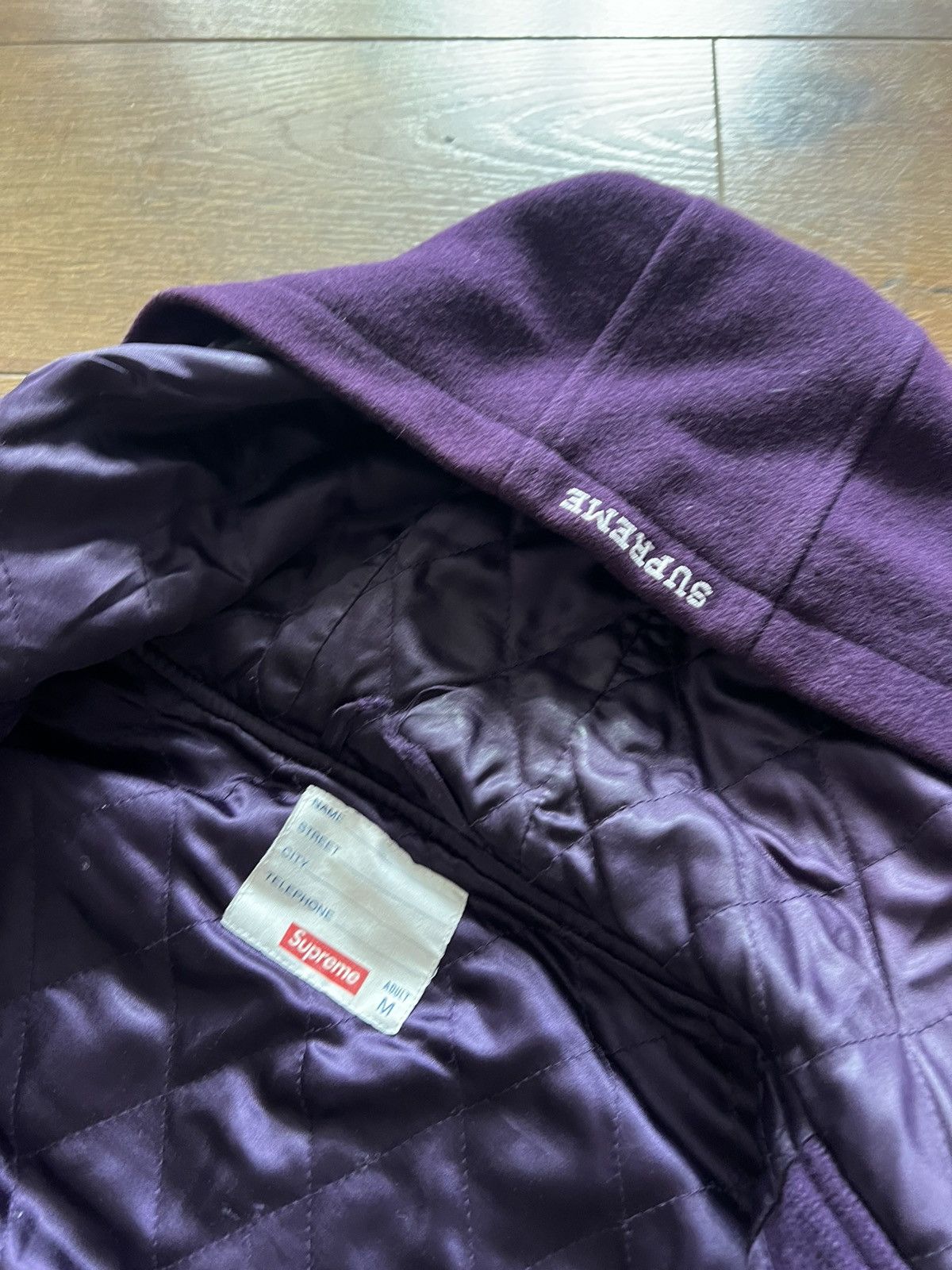 Supreme Supreme King Hooded Varsity Jacket Size US M / EU 48-50 / 2 - 6 Thumbnail