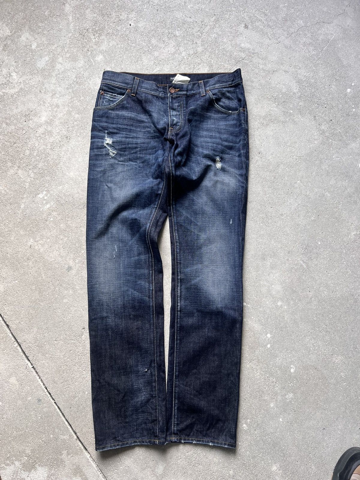 Dolce & Gabbana Vintage Dolce&Gabbana Distressed Jeans Size US 33 - 5 Thumbnail
