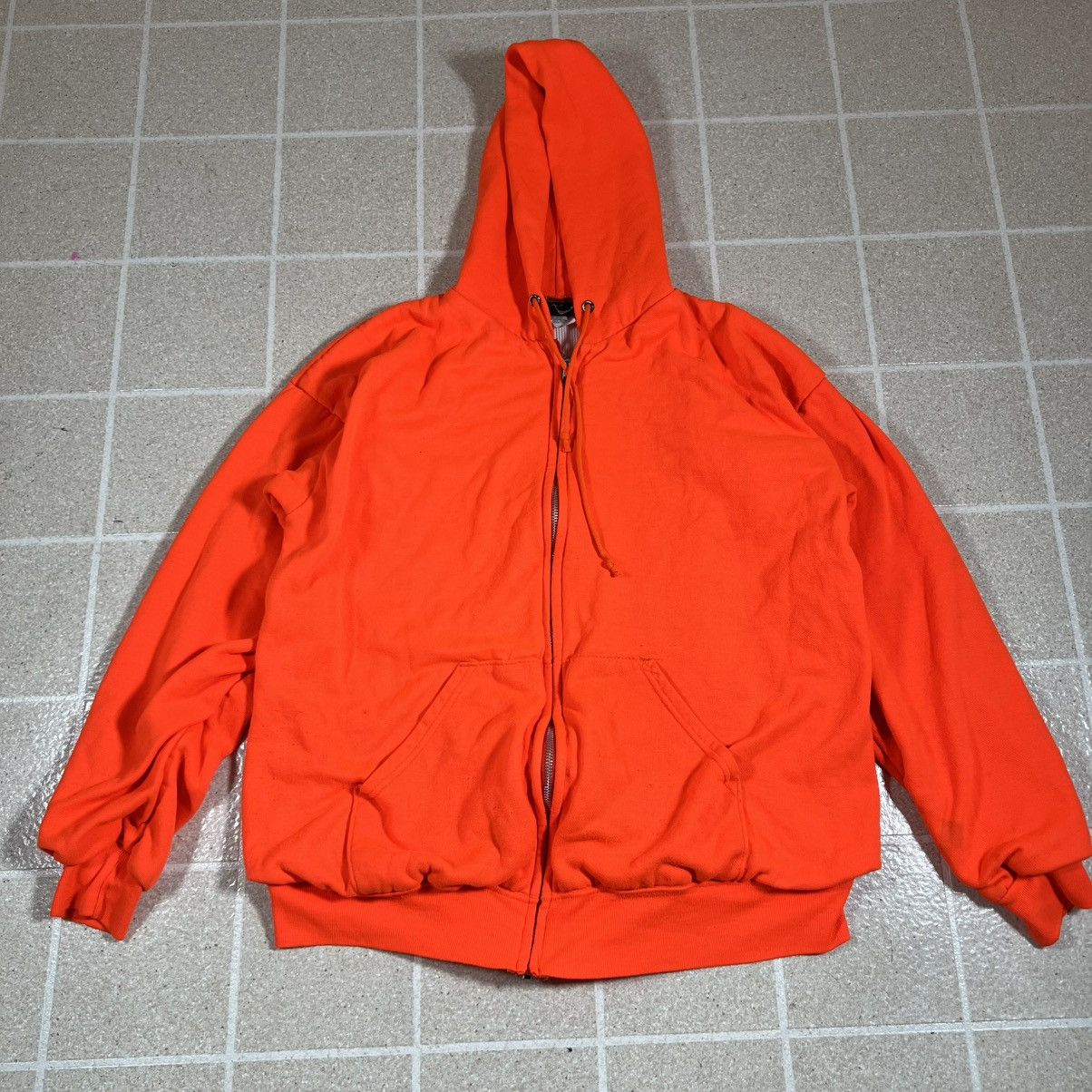 Vintage Vtg Ace Sportswear Thermal Lined Zip Up Hoodie Made in USA Size US XL / EU 56 / 4 - 1 Thumbnail
