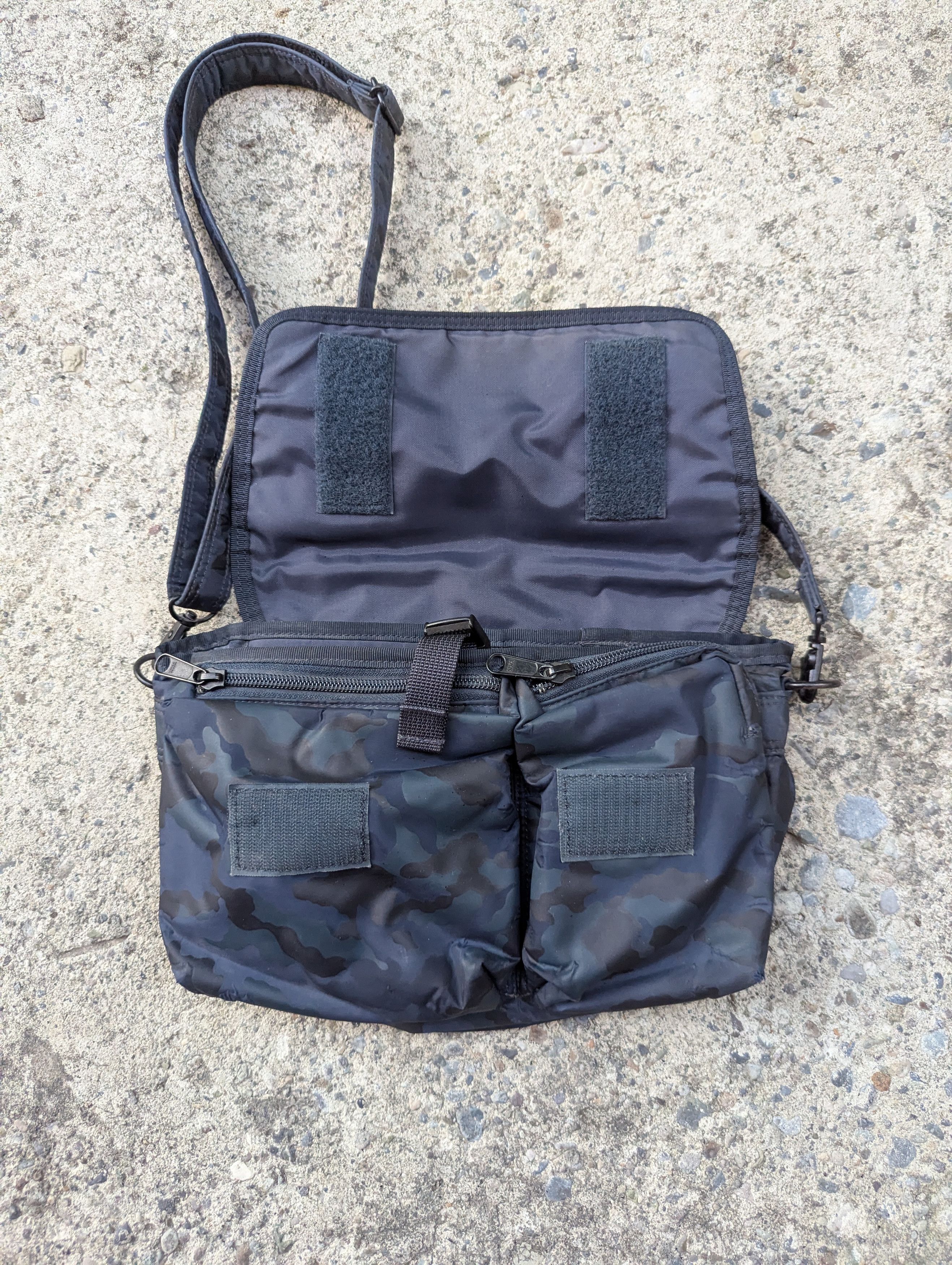 Head Porter × Porter Head Porter Blue Camou Sling Shoulder Bag Size ONE SIZE - 4 Thumbnail