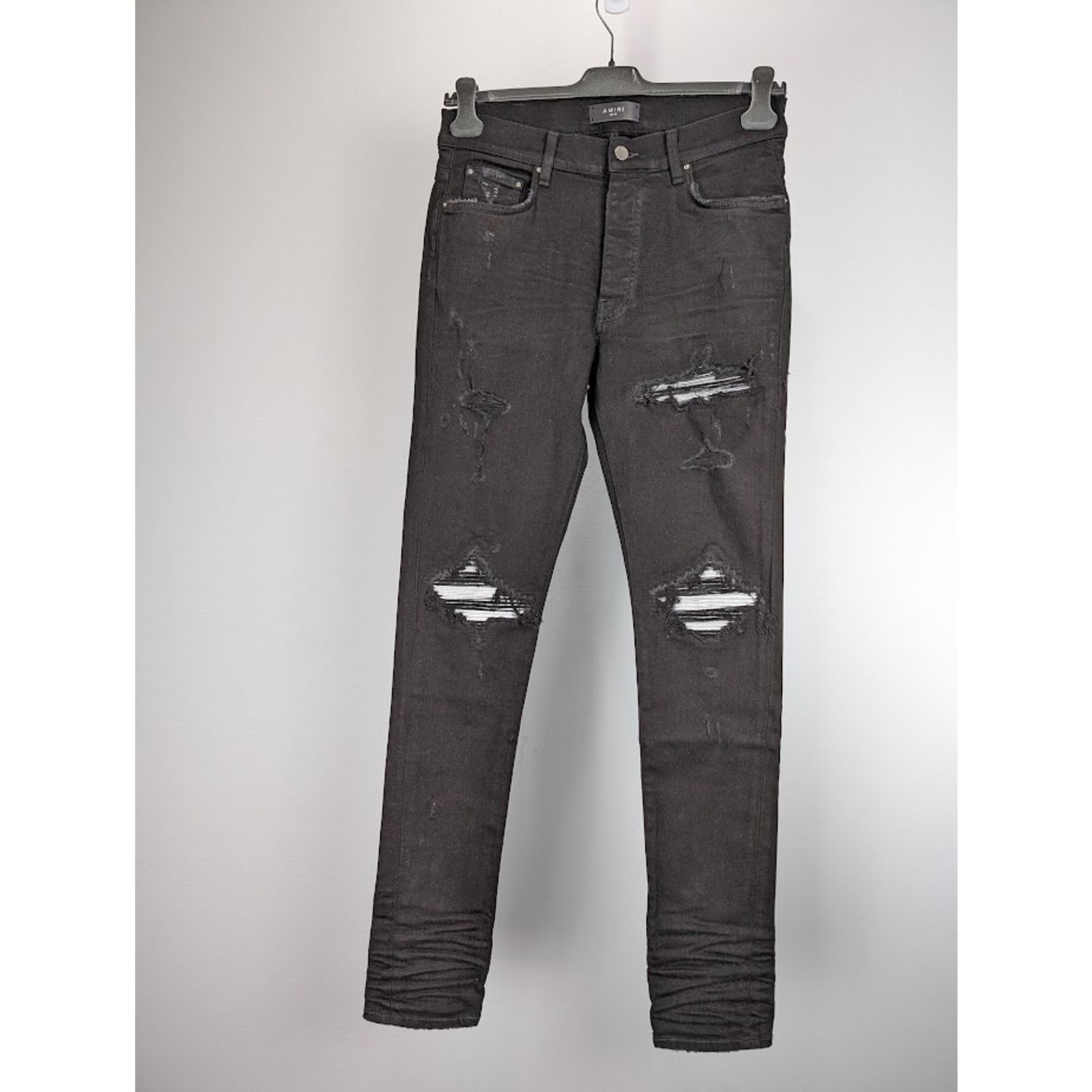 Amiri o1rshd1 MX1 Jean in Black/Silver Size US 36 / EU 52 - 2 Thumbnail
