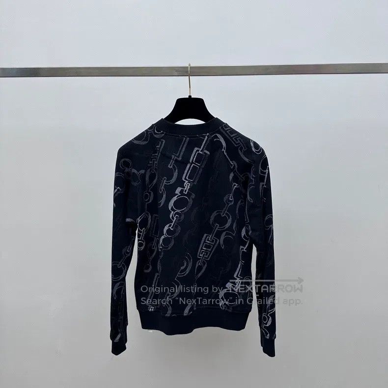 Hermes Hermes Black Knit Open Cardigan Size XXS / US 00 / IT 34 - 3 Thumbnail