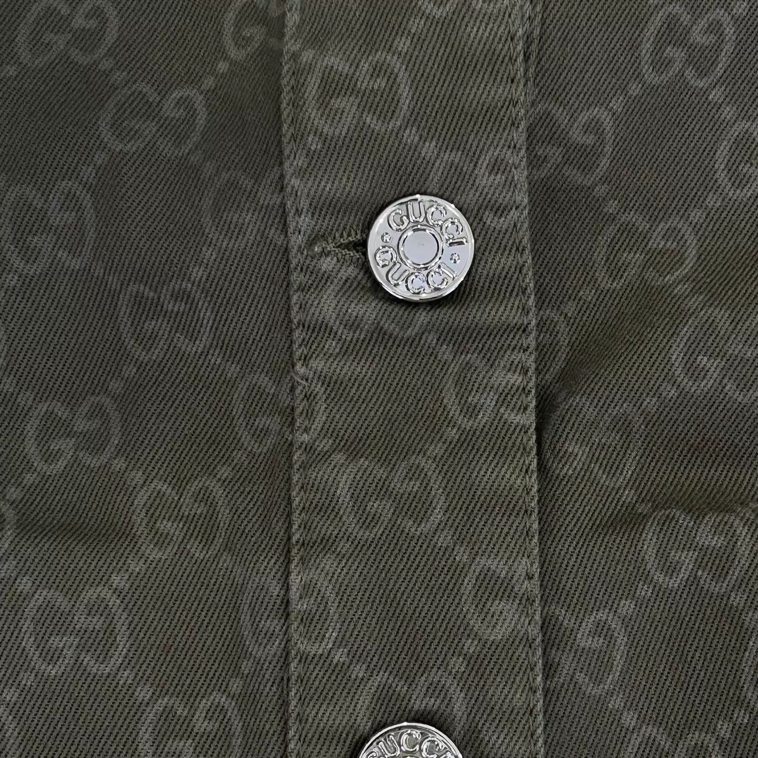 Gucci Gucci GG monogram all over denim shirt 36 Size XS / US 0-2 / IT 36-38 - 6 Thumbnail