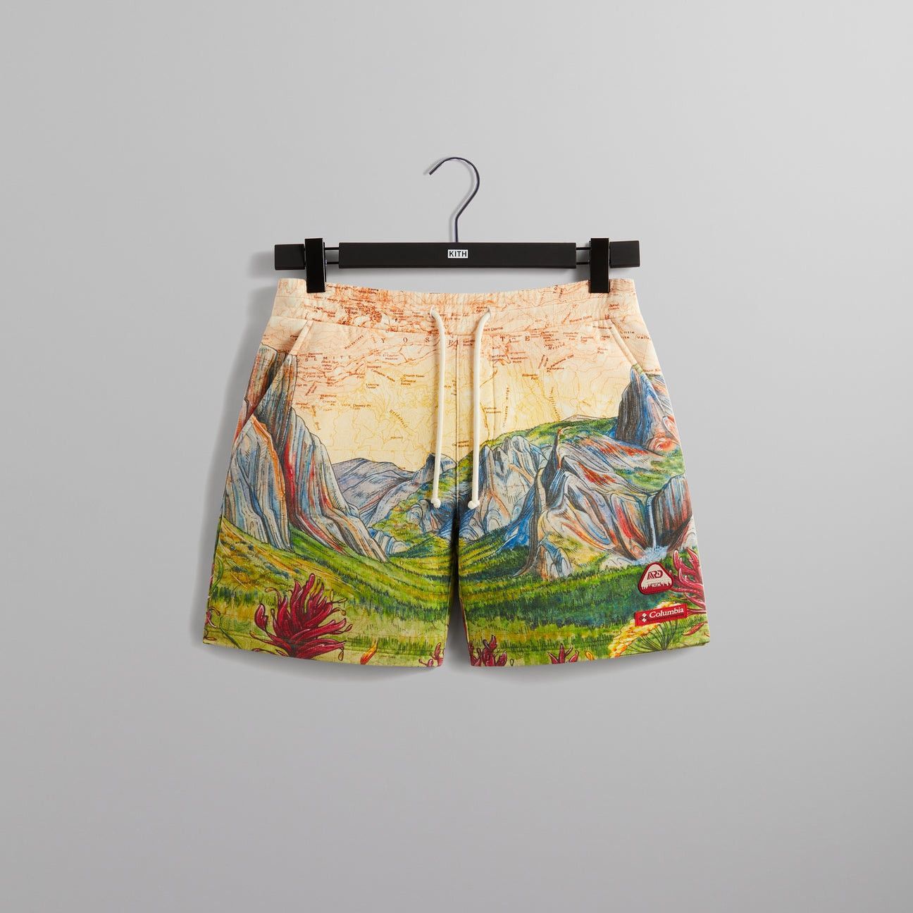 Kith Solid Sporty Wrinkle Short Red Dahlia