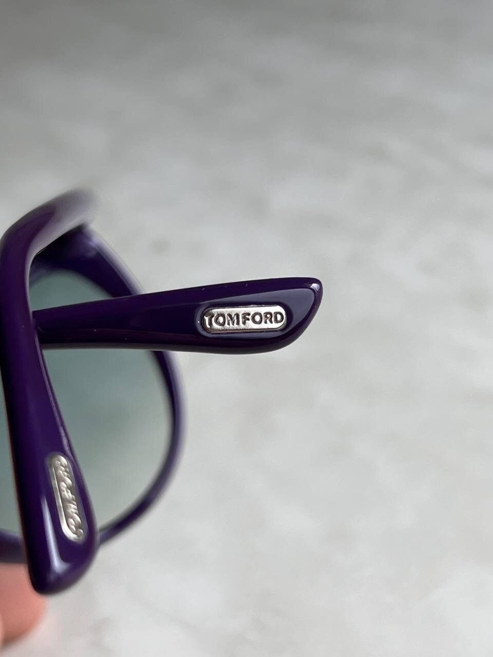 Tom Ford Tom Ford Anastasia Sunglasses Eyewear's Purple Cat Eye Frame Size ONE SIZE - 6 Thumbnail