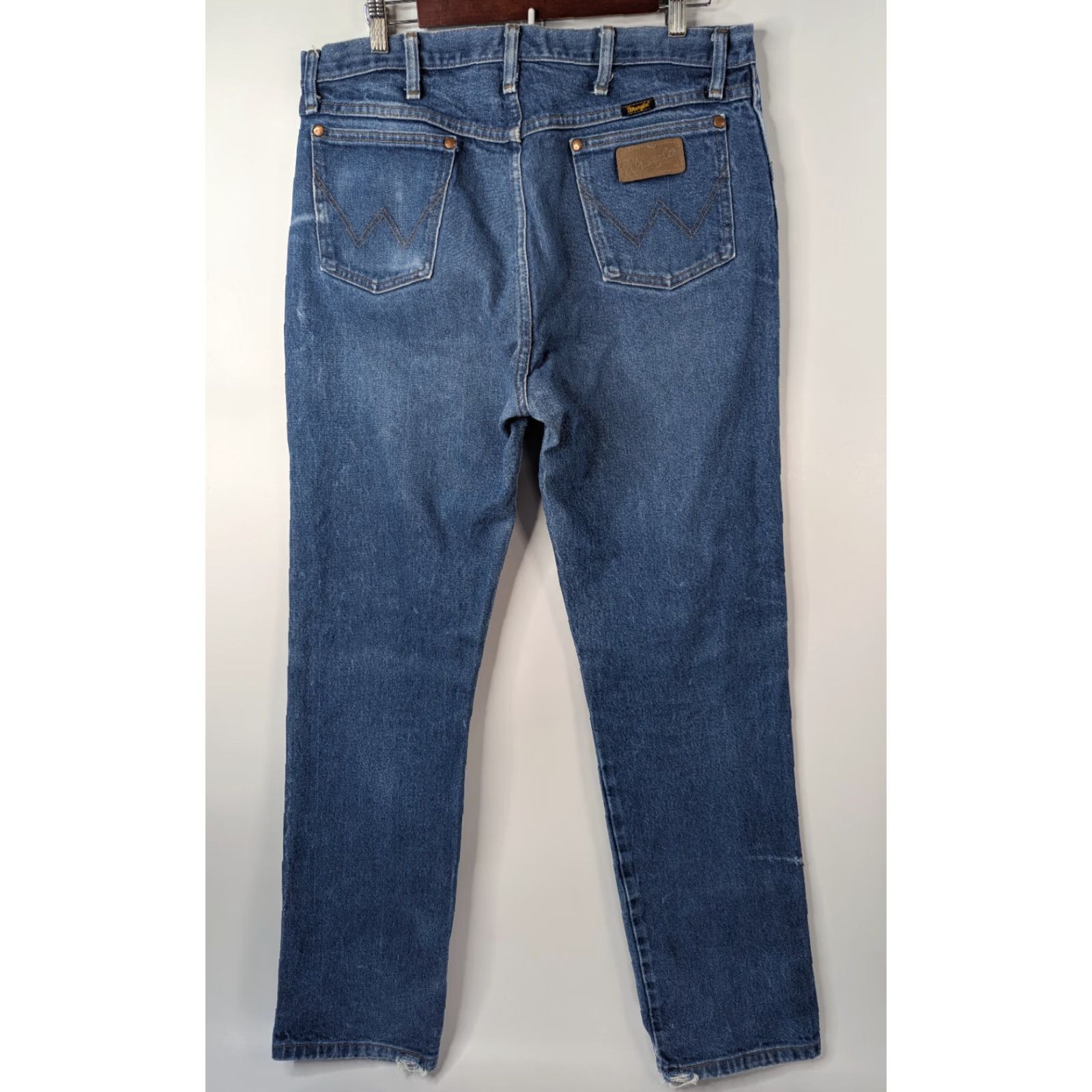 Wrangler VINTAGE Wrangler Jeans Men's 36x34 Cowboy Cut Bootcut Western Workwear Distressed 13MWZ jeans Size US 36 / EU 52 - 2 Thumbnail