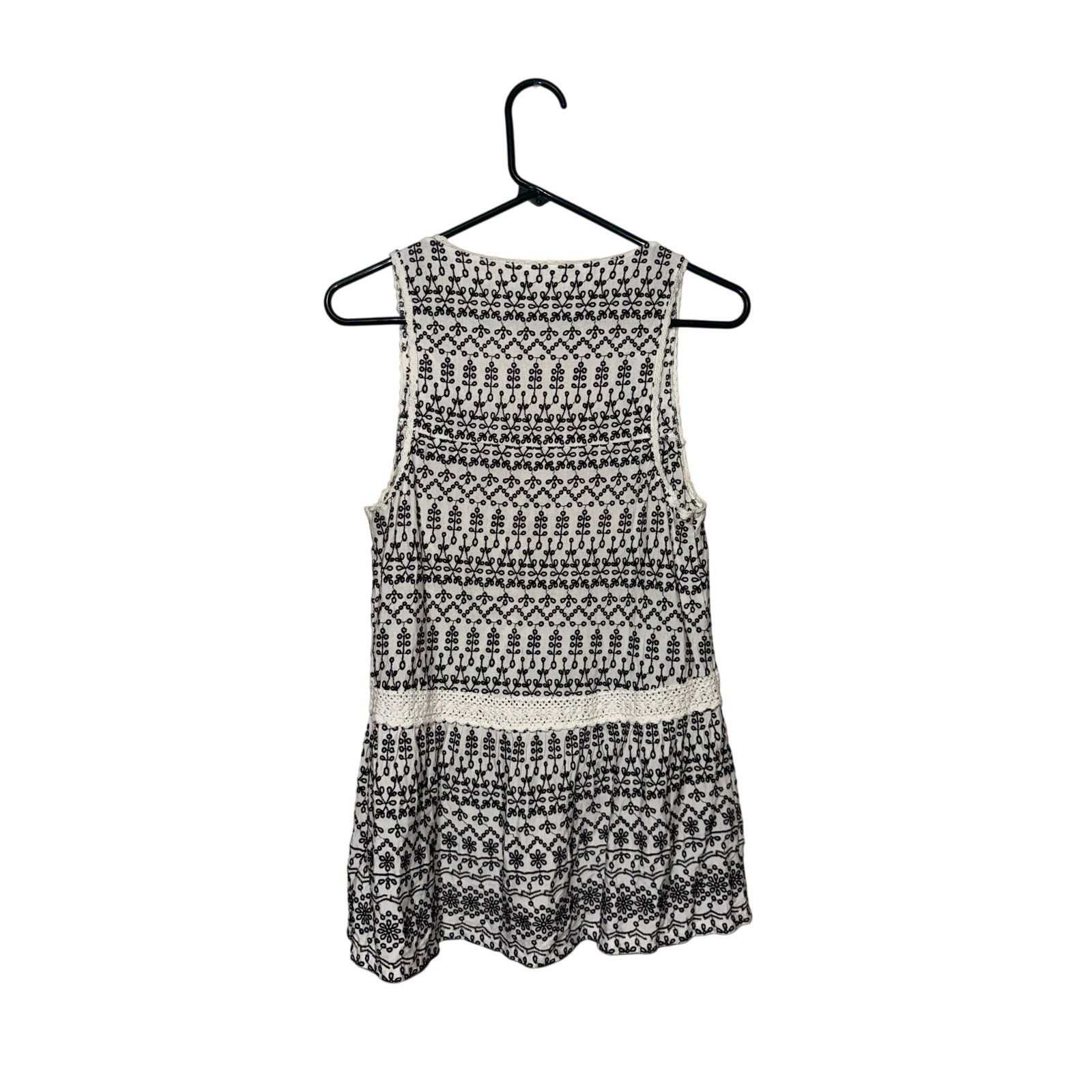 Anthropologie Maeve Anthropologie Cammie Embroidered Tank Top - Small Size S / US 4 / IT 40 - 5 Thumbnail