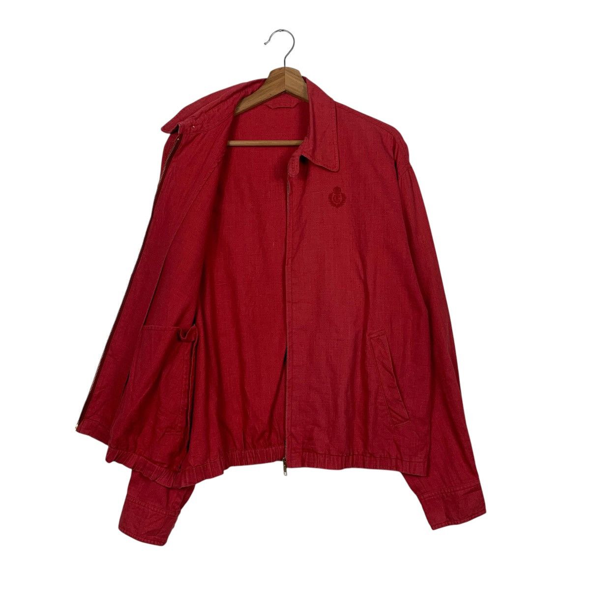 Chaps Ralph Lauren Vintage Chaps Ralph Lauren Red Bomber Jacket Size US M / EU 48-50 / 2 - 9 Thumbnail