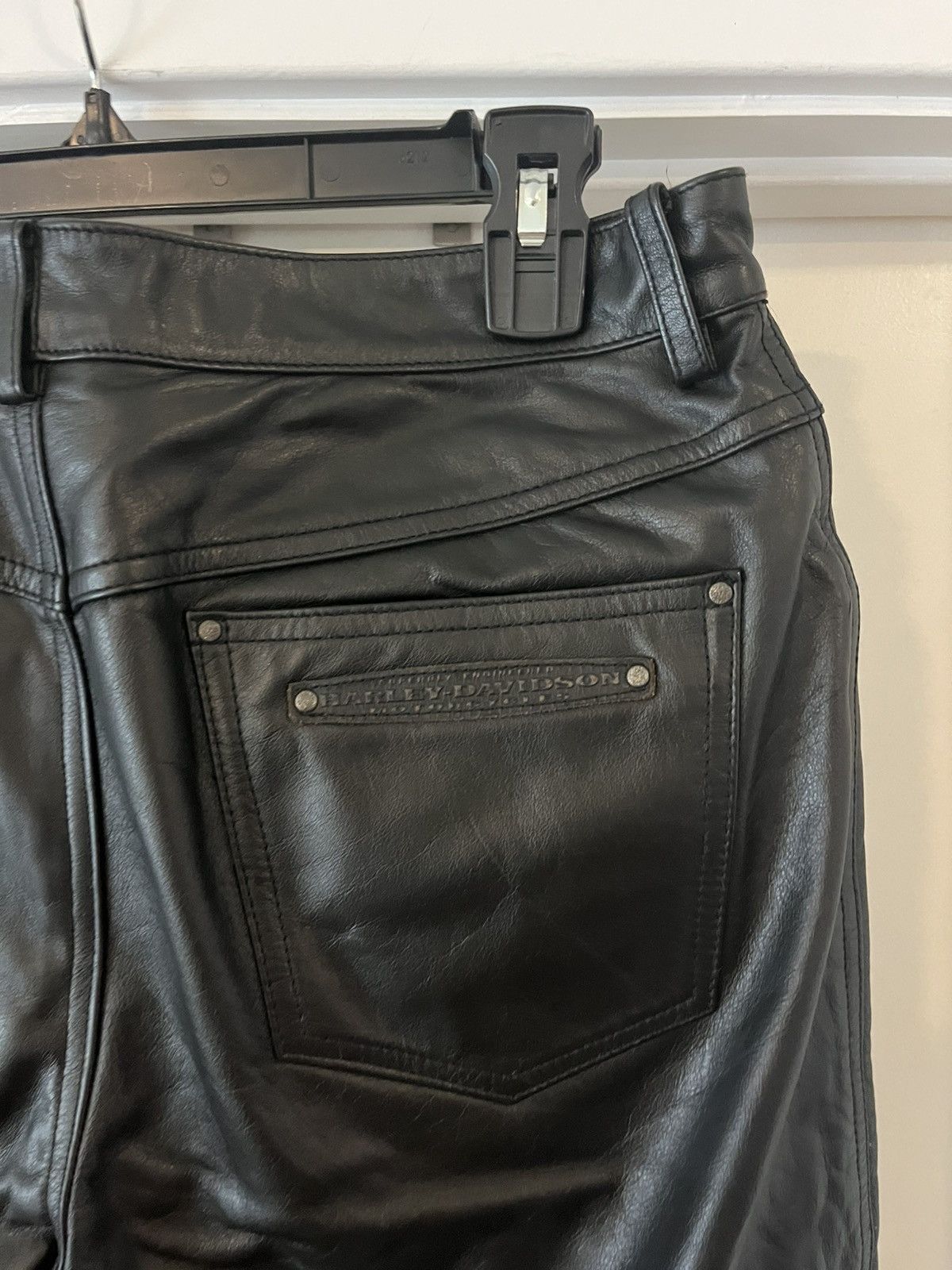 Harley Davidson Leather Harley Davidson Pants Size 34" / US 12 / IT 48 - 4 Thumbnail
