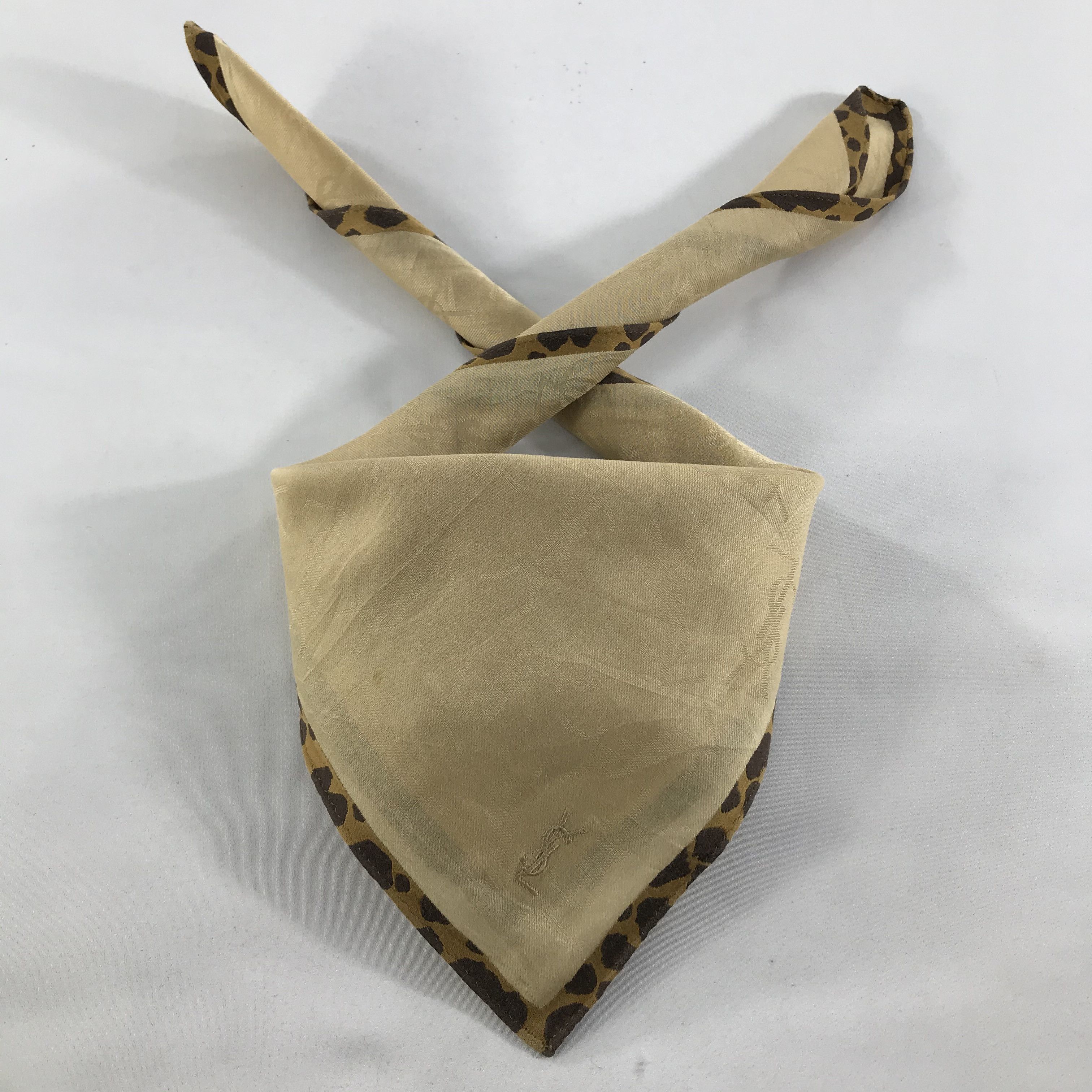 Vintage × Yves Saint Laurent Yves Saint Laurent Bandana /Handkerchief/Neckerchief -S1540 Size ONE SIZE - 3 Thumbnail