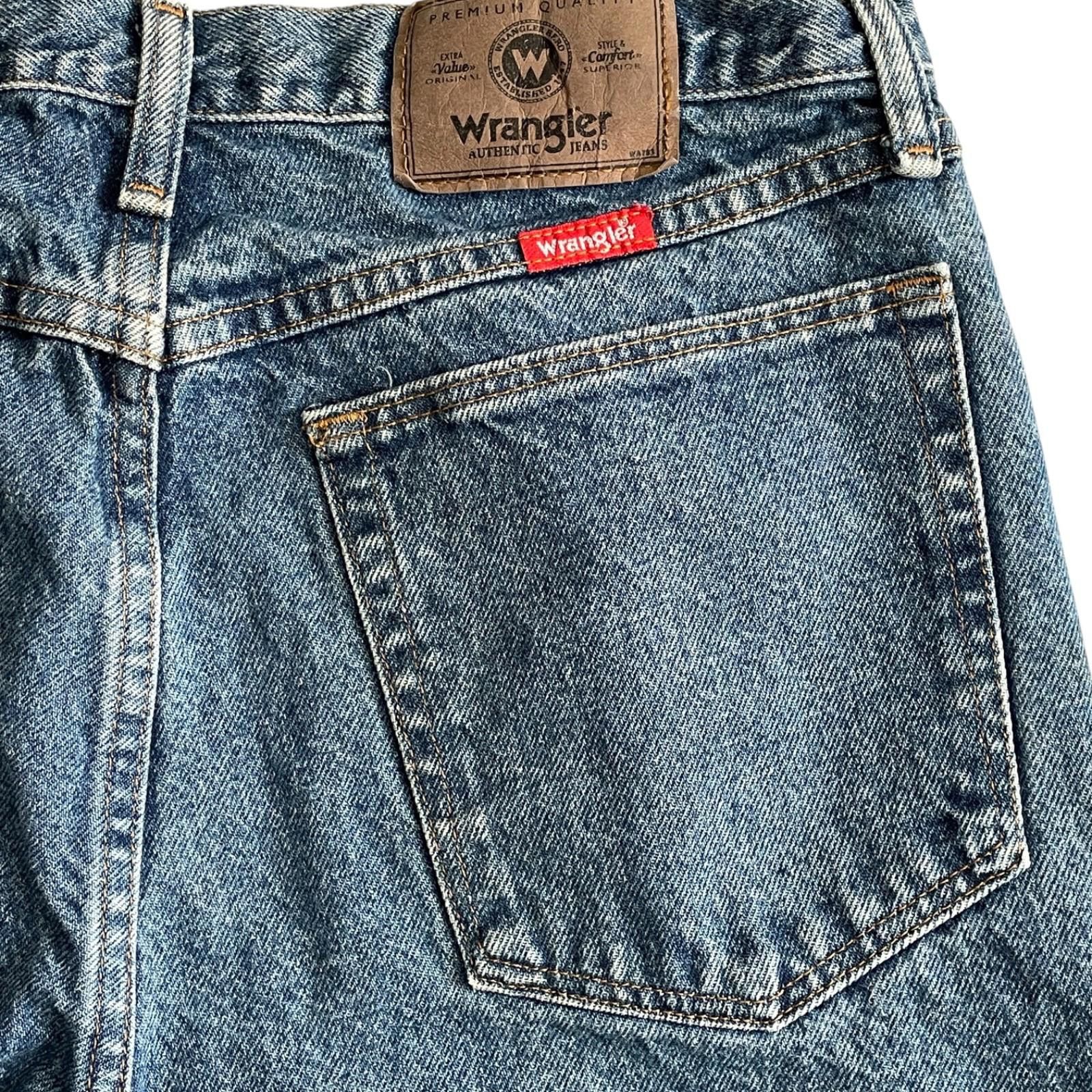 Wrangler Wrangler 96501DS Jeans Mens 33x30 Medium Wash Straight Leg Size US 33 - 5 Thumbnail