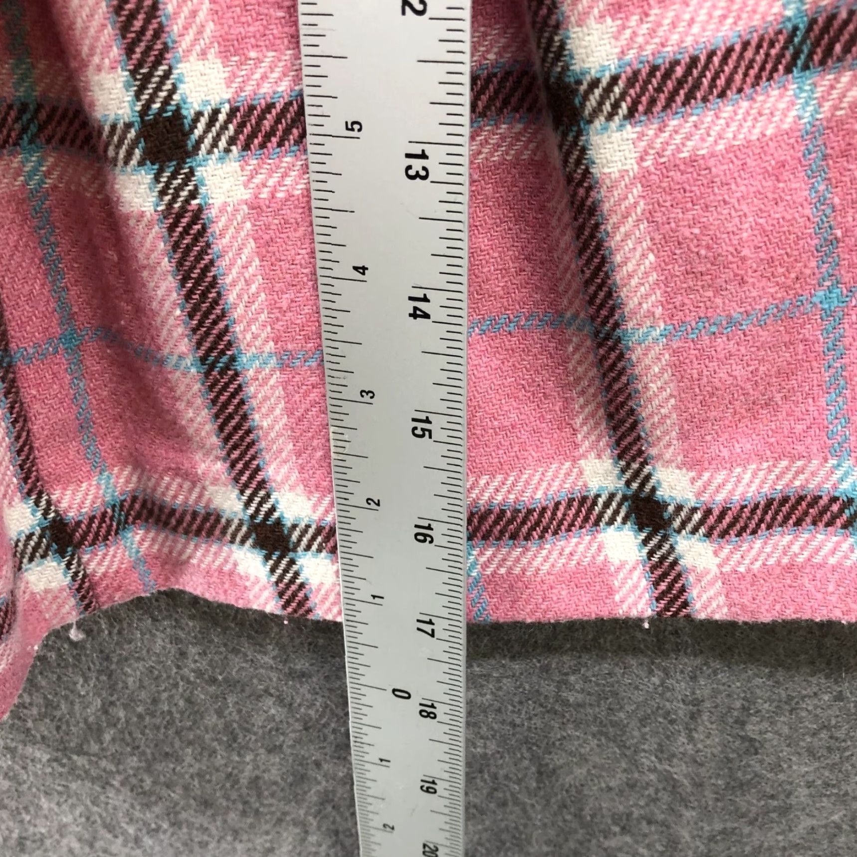 Vintage VINTAGE Polly Flinders Dress Girls 18M Wool Blend Pink Plaid Pinafore Sleeveless Size ONE SIZE - 5 Thumbnail