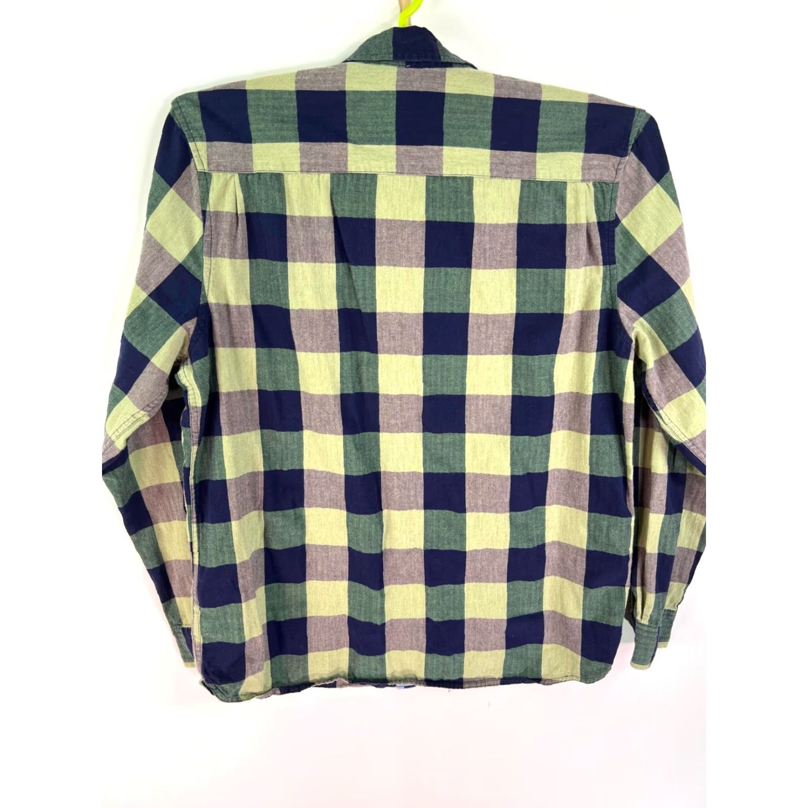 Vintage VINTAGE Ocean & Coast Plaid Button Down Shirt Mens Size L Blue Yellow Long Sleeve Size US L / EU 52-54 / 3 - 6 Thumbnail