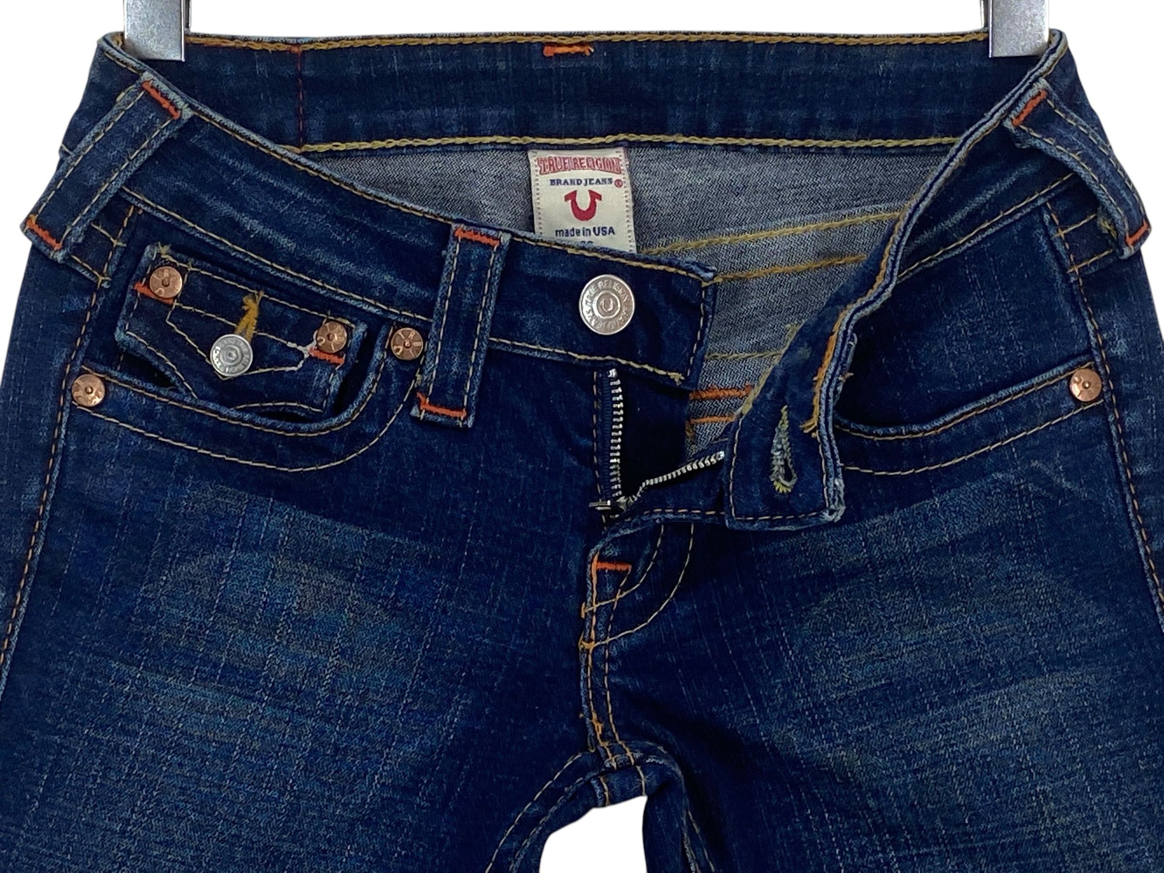 True Religion True Religion Twisted Seam Flare Bootcut Denim Jeans Size 26" / US 2 / IT 38 - 10 Thumbnail