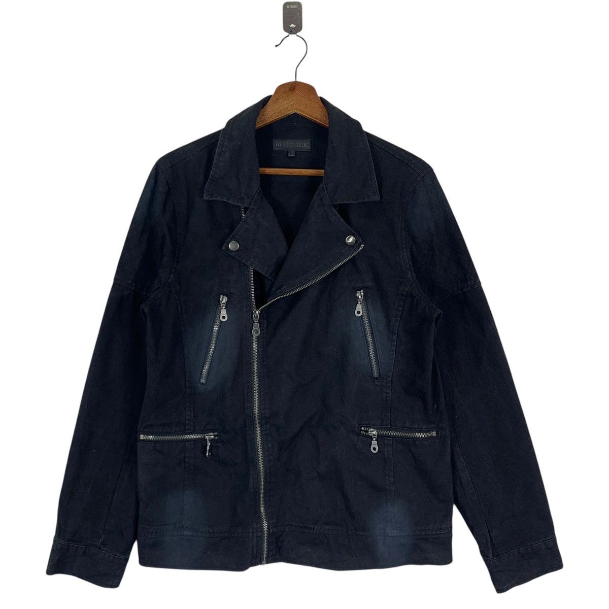 In The Attic × Japanese Brand × Vintage VINTAGE IN THE ATTICS BIKERS COTTON JACKET Size US L / EU 52-54 / 3 - 1 Thumbnail