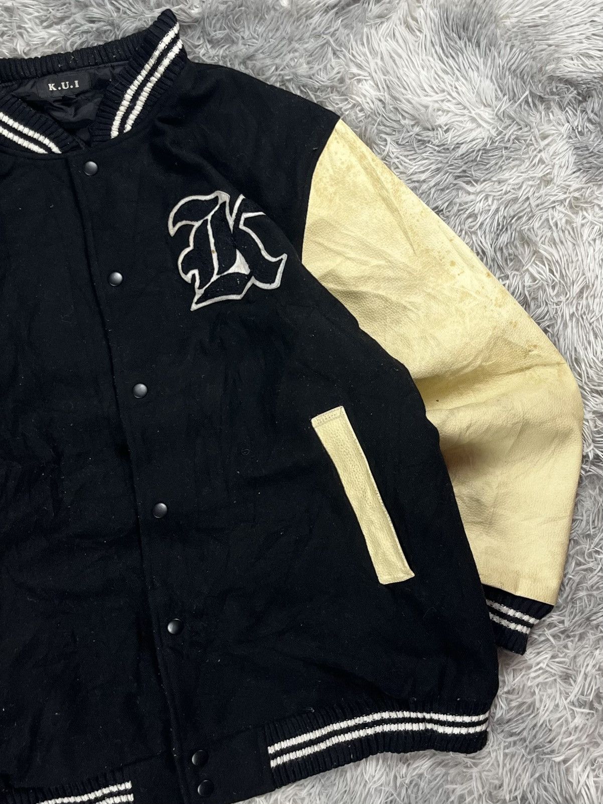 Japanese Brand K.U.I Stadium Jumper jacket Namber 69 Size US XL / EU 56 / 4 - 4 Thumbnail