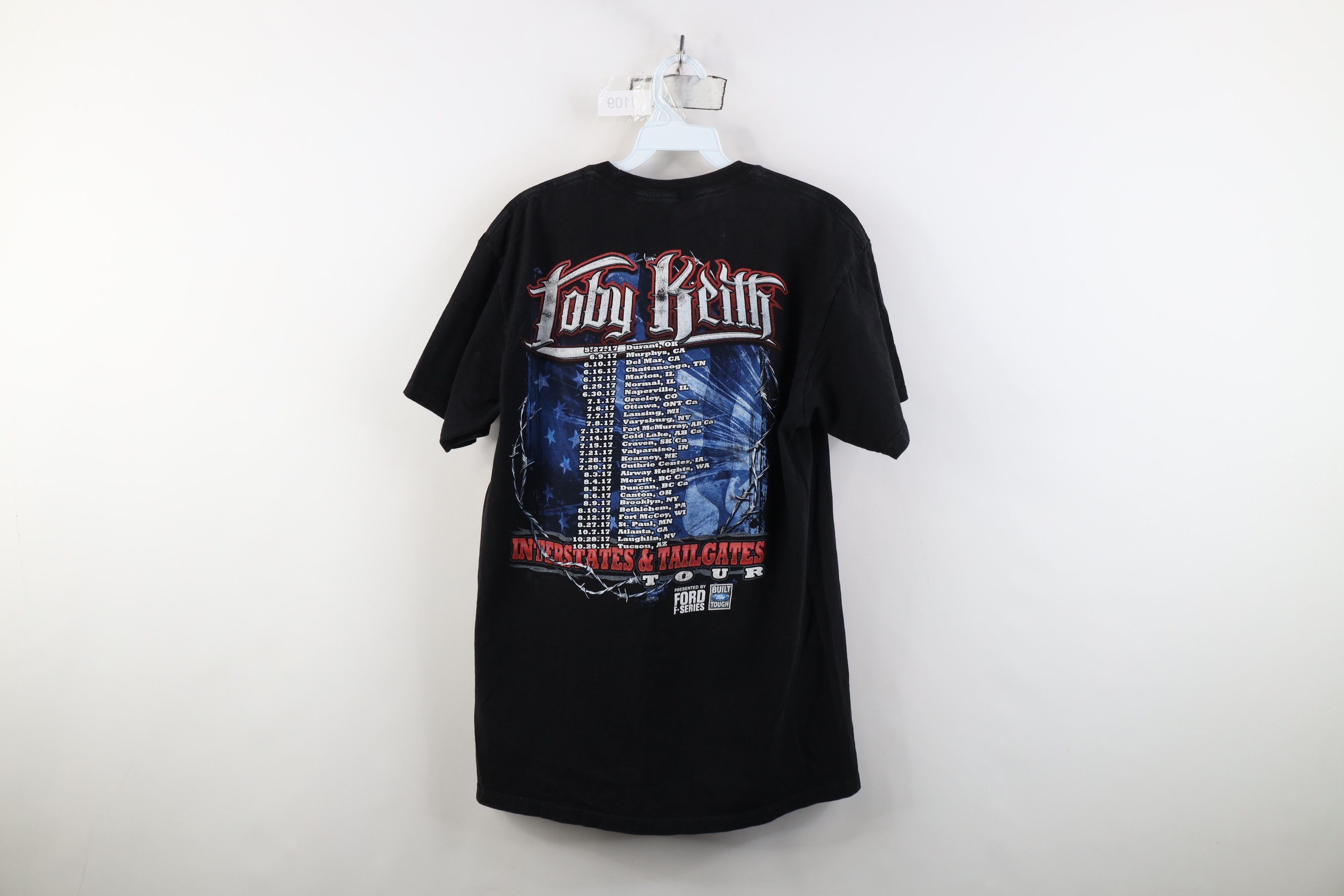 Vintage Y2K Interstates & Tailgates Tour Toby Keith Band T-Shirt Size US M / EU 48-50 / 2 - 12 Thumbnail