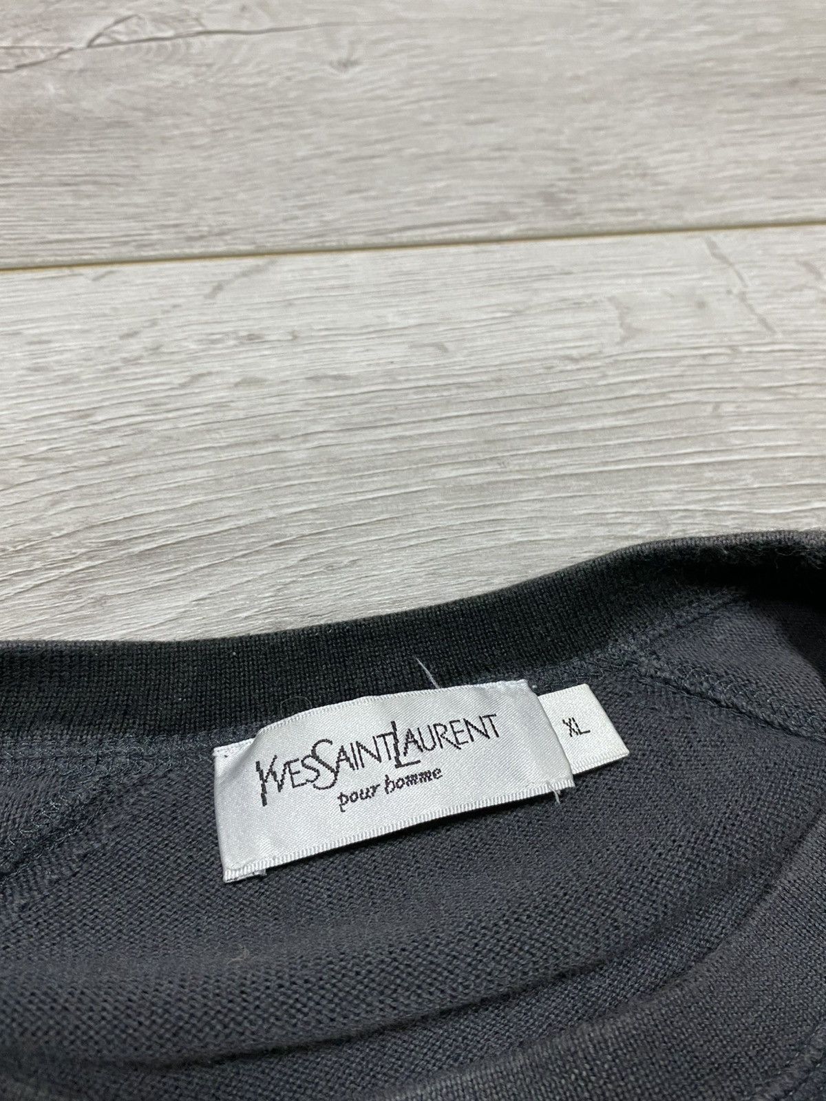 Yves Saint Laurent Yves Saint Laurent YSL logo sweater vintage Size US XL / EU 56 / 4 - 5 Thumbnail