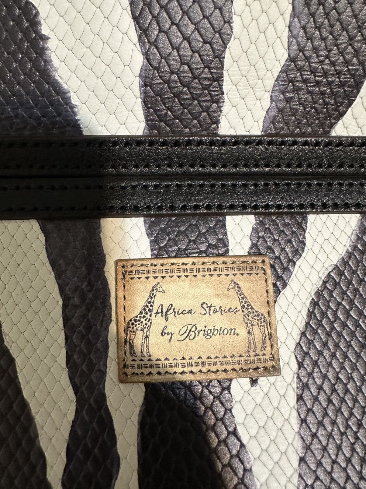 Brighton Vintage Brighton Africa stories “zebra print” purse Size ONE SIZE - 3 Thumbnail