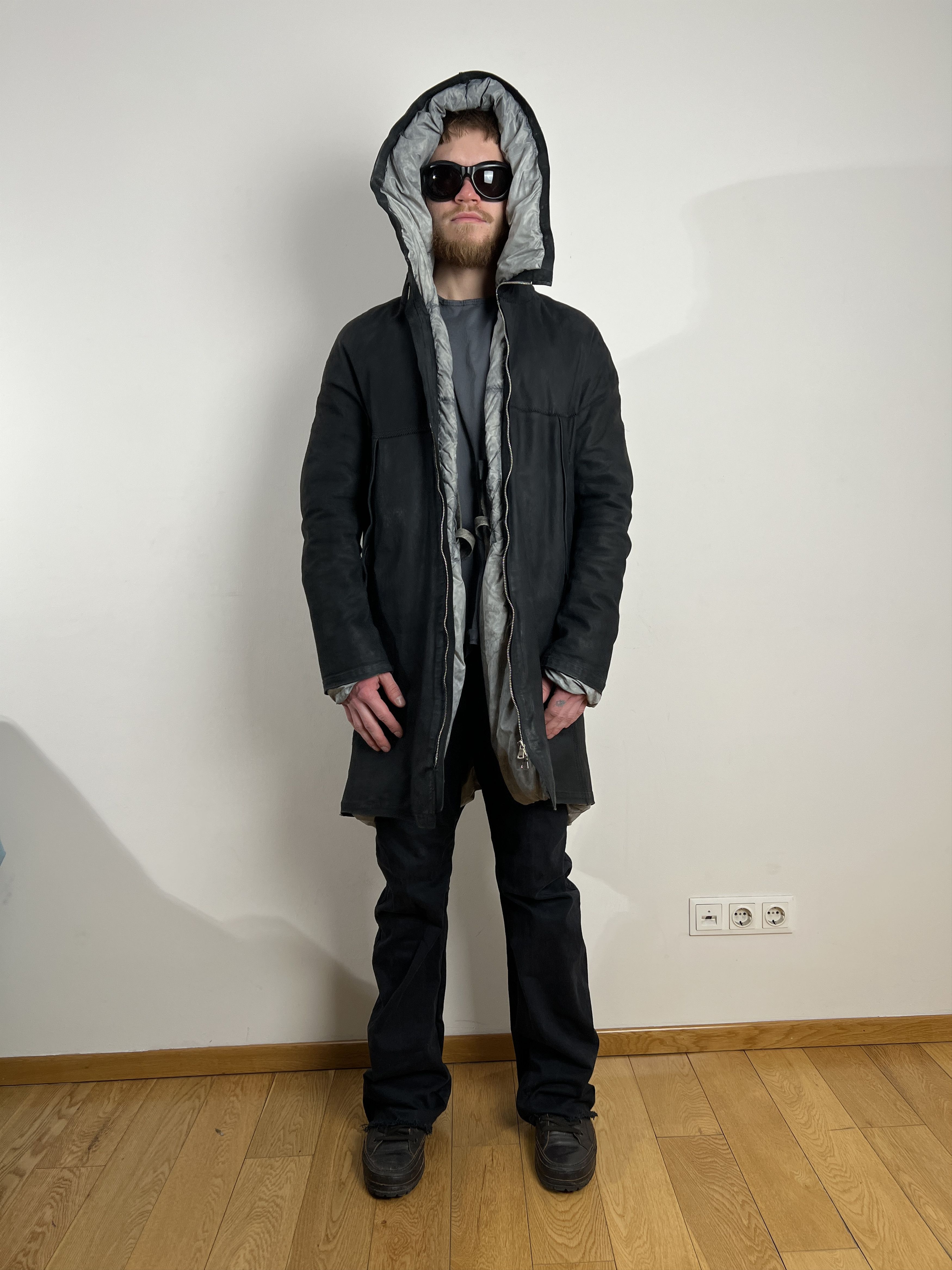 Isaac Sellam Experience ISAAC SELLAM EXPERIENCE LEATHER LONG JACKET Size XXL / US 16-18 / IT 52-54 - 2 Thumbnail