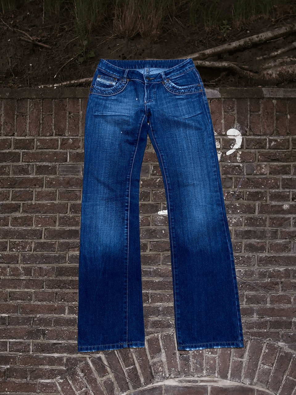 Diesel Diesel Vintage Low Rise Y2K Washed Denim Jeans Size 30" / US 8 / IT 44 - 1 Thumbnail