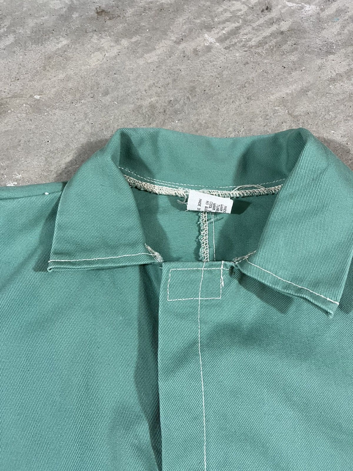 Vintage Vintage Welding Jacket Chore Coat Teal Size US S / EU 44-46 / 1 - 4 Thumbnail