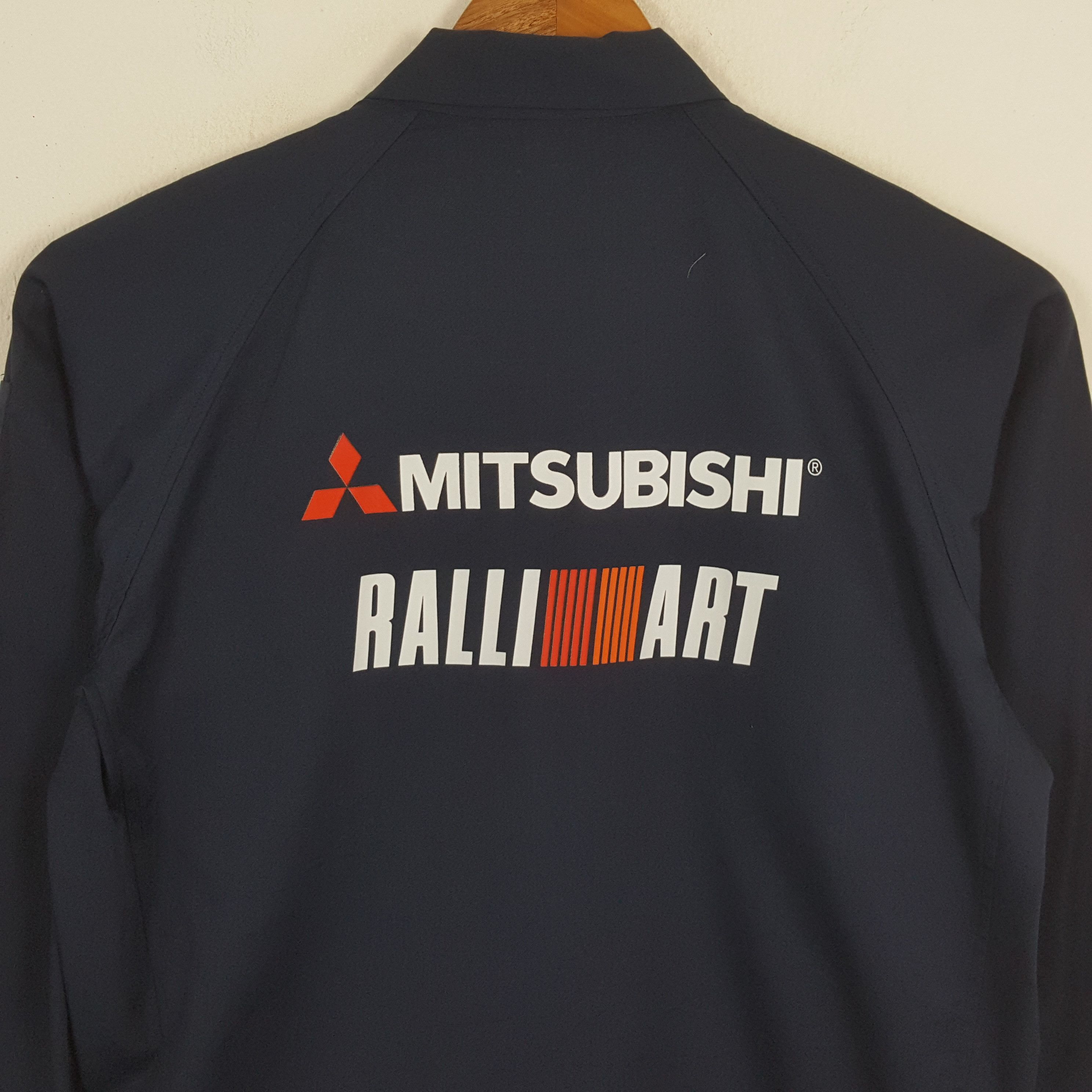Japanese Brand × Vintage Vintage MITSUBISHI RALLI ART Japanese Racing Custom Jacket Size US XL / EU 56 / 4 - 2 Thumbnail