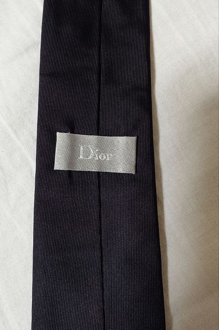 Hedi Slimane Dior Homme Skull Embroidered Tie Size ONE SIZE - 3 Thumbnail