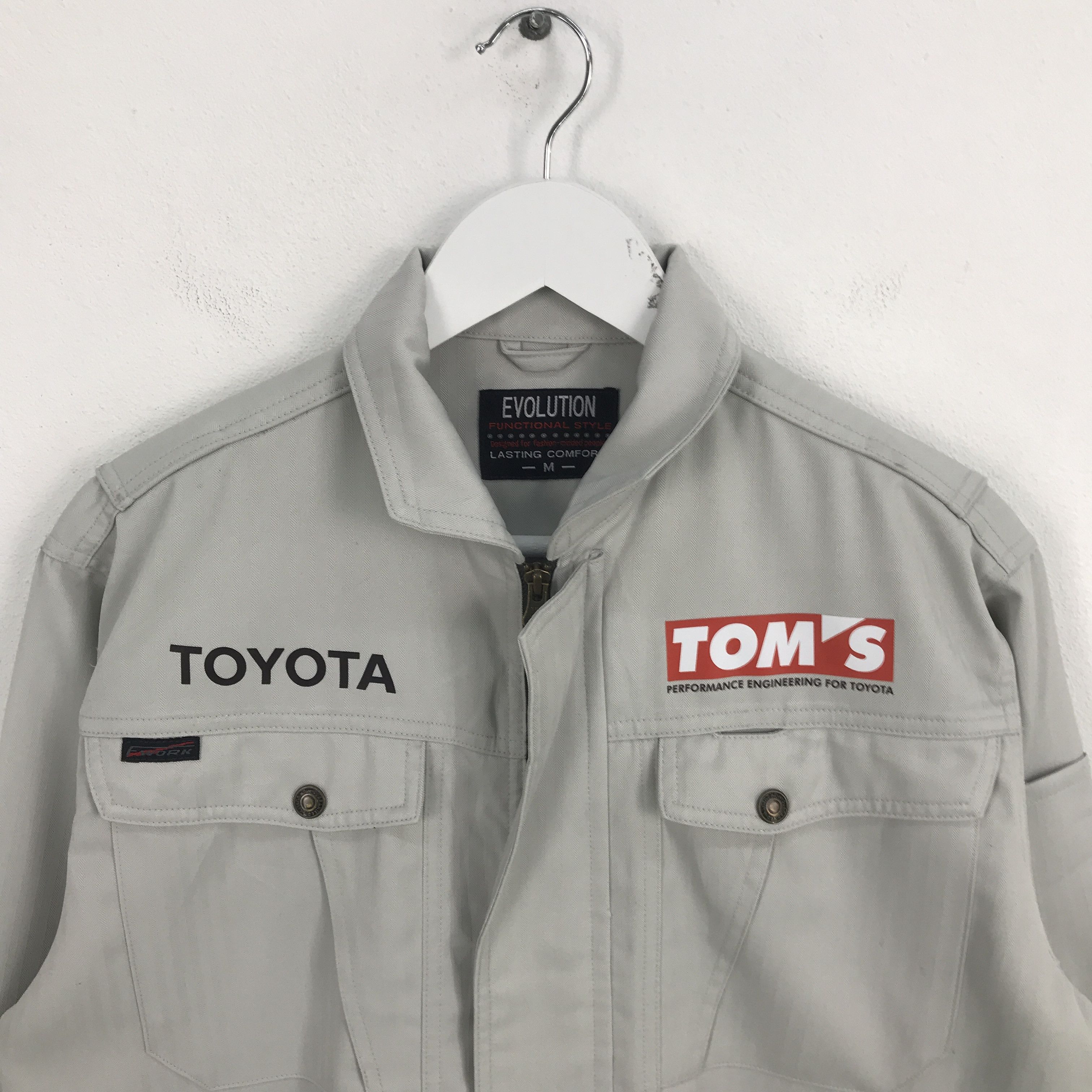 Sports Specialties Vtg Toyota tom's racing Work uniform custom jacket Size US L / EU 52-54 / 3 - 2 Thumbnail