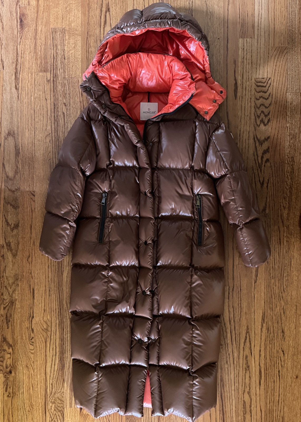 Moncler Parnaiba Hooded Down Coat Size XXS / US 00 / IT 34 - 1 Thumbnail