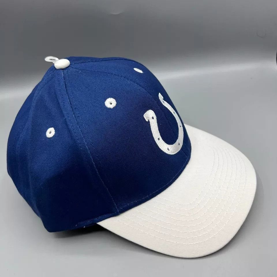 NFL Indianapolis Colts Hat Men Embroidered Logo Strap Back Cap Size ONE SIZE - 3 Thumbnail