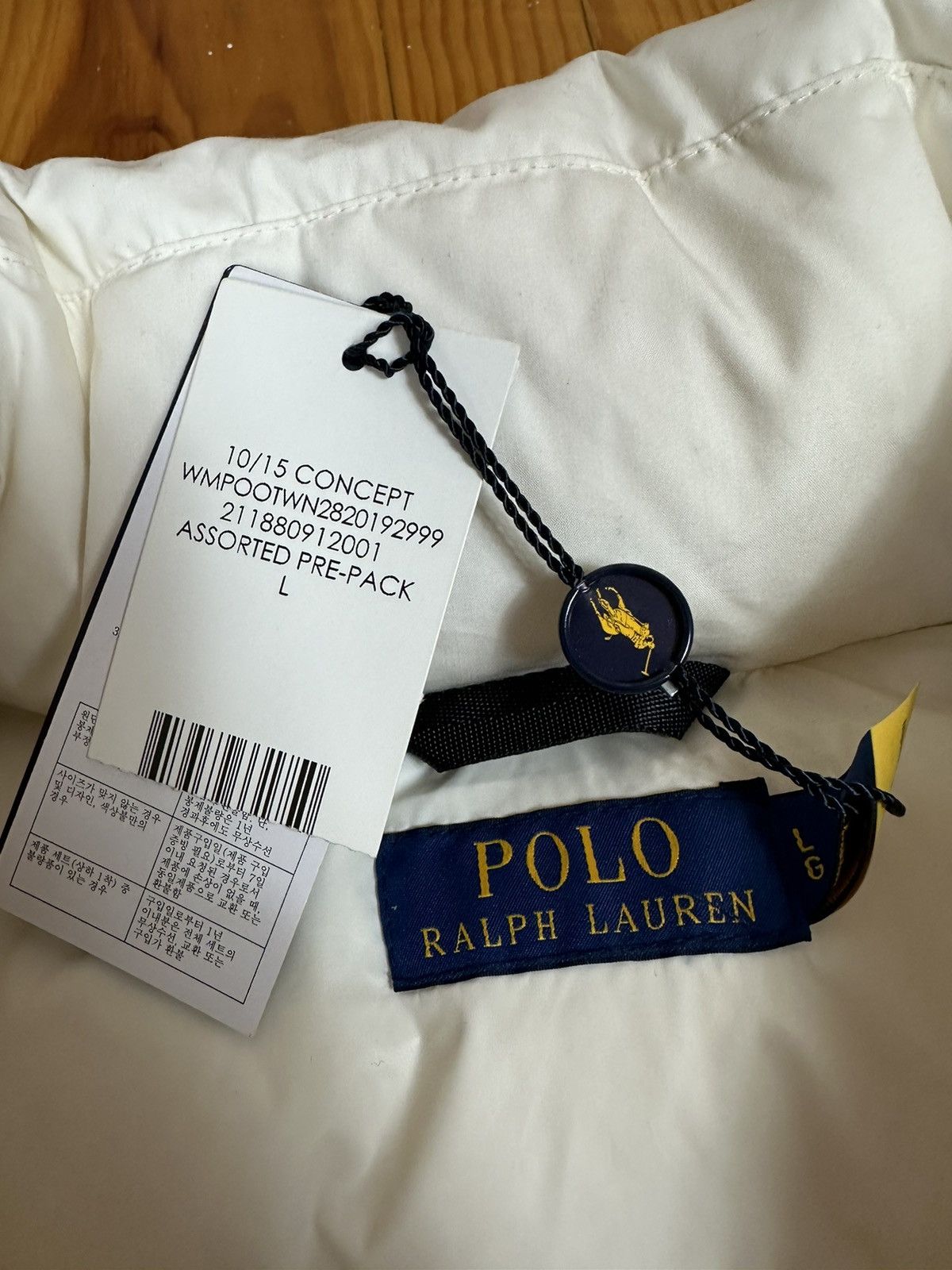 Designer × Japanese Brand × Polo Ralph Lauren Polo Ralph Lauren puffer Down jacket New with Tag Size L / US 10 / IT 46 - 3 Thumbnail