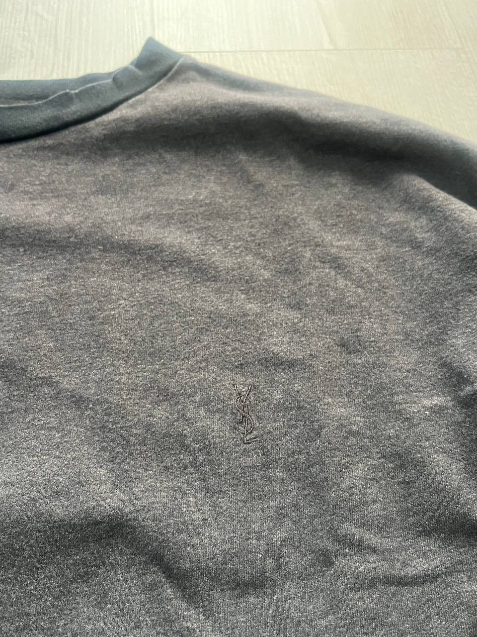 Vintage × Yves Saint Laurent Vintage Yves Saint Laurent Long Sleeve Small Logo Size US XXL / EU 58 / 5 - 2 Thumbnail