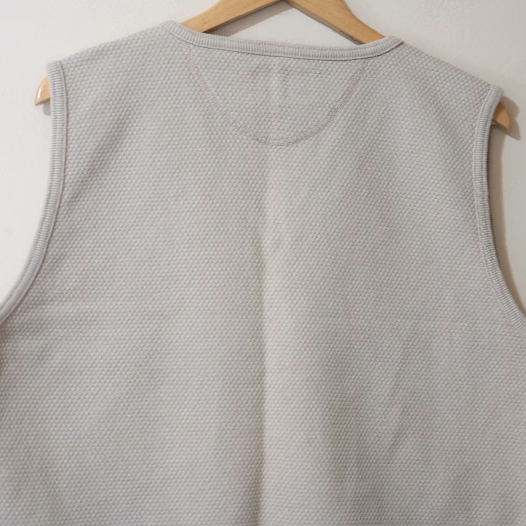 Vintage PUSH Vest Men’s M Medium Beige 100% Cotton Made in USA (#p51-63) Pullover Casual Travel) Size US M / EU 48-50 / 2 - 6 Thumbnail