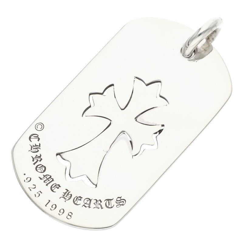 Chrome Hearts Chrome Hearts Cut Out Tiny Cross Dog Tag Necklace Size ONE SIZE - 2 Thumbnail