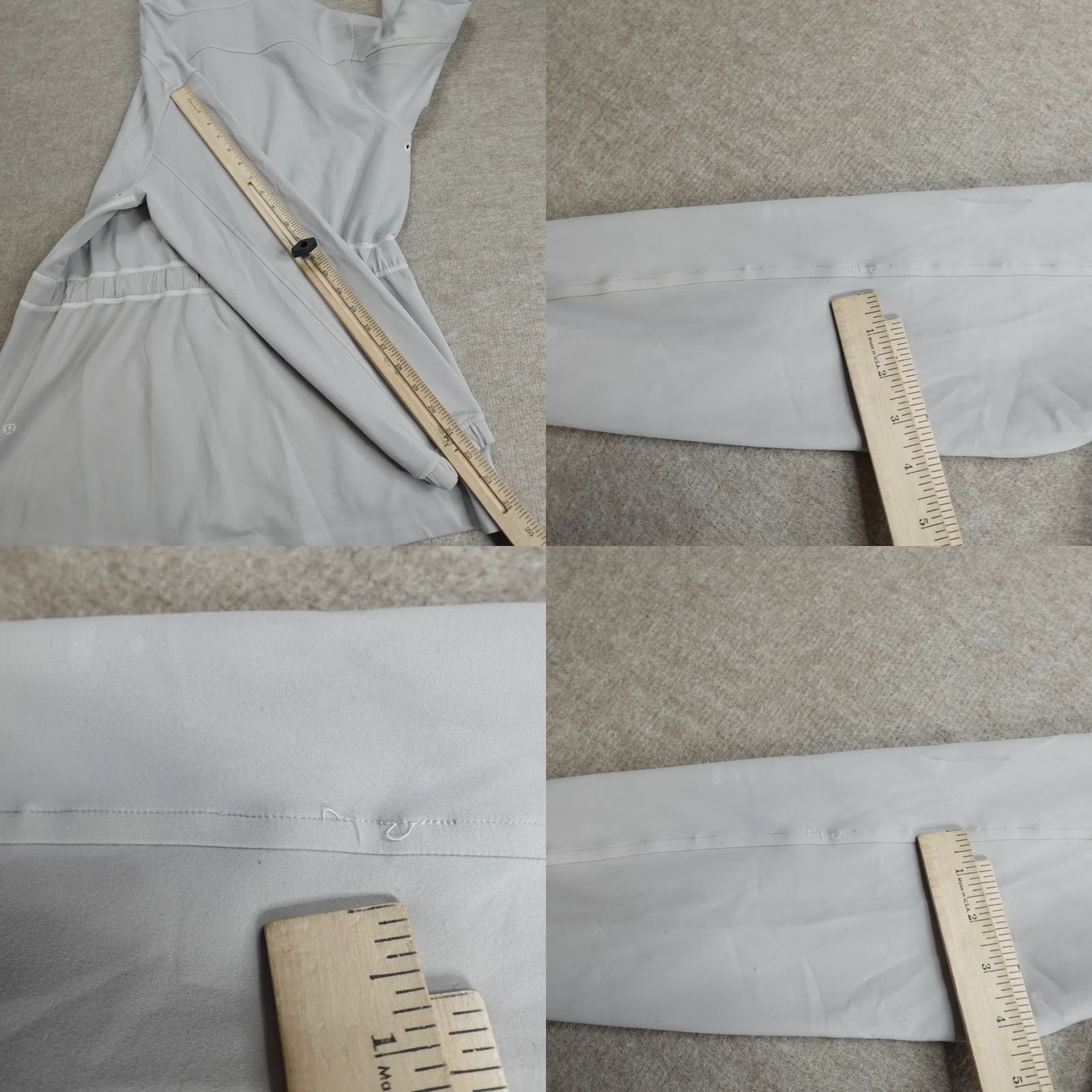 Lululemon Lululemon Womens Jacket M Gray Solid Full Zip Hooded Activewear Running & Jogging 8 Medium Womens Size M / US 6-8 / IT 42-44 - 10 Thumbnail