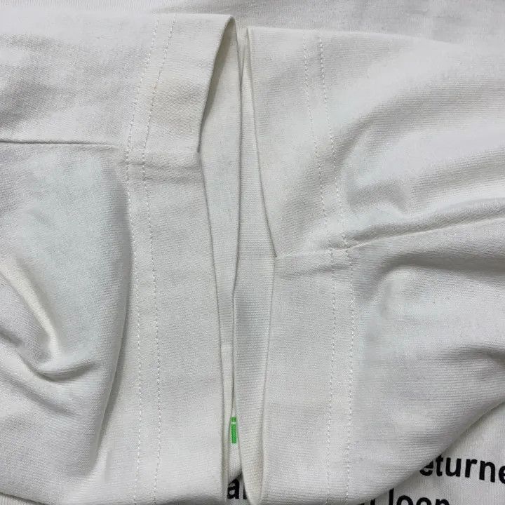 Balenciaga Balenciaga Balenciaga White Logo Print Long Sleeve Hoodie Size US S / EU 44-46 / 1 - 6 Thumbnail