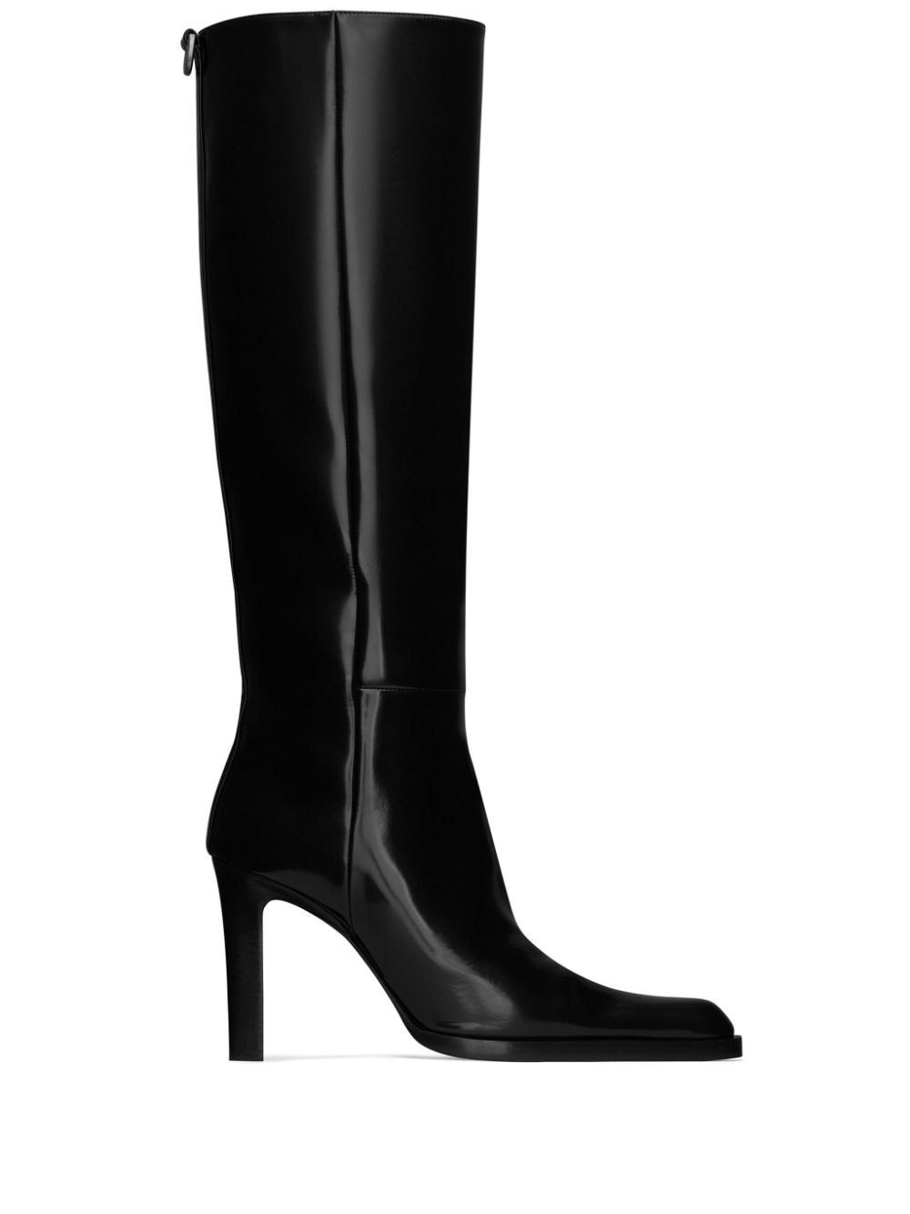 Saint Laurent Paris Nina 110mm high boots in glazed calfskin Size US 12 / IT 42 - 1 Thumbnail