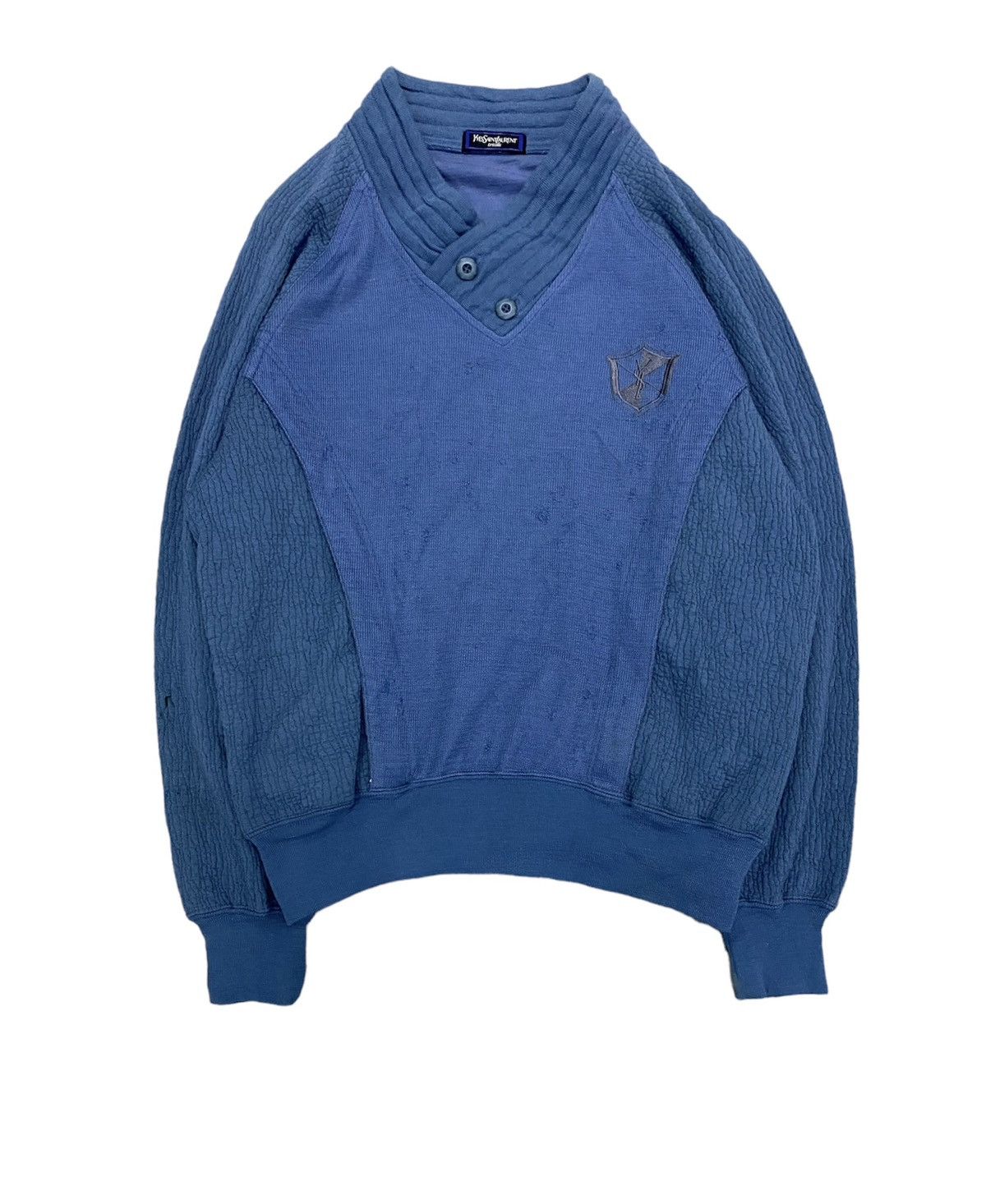 Vtg shawl collar wrinkle hybrid jacket