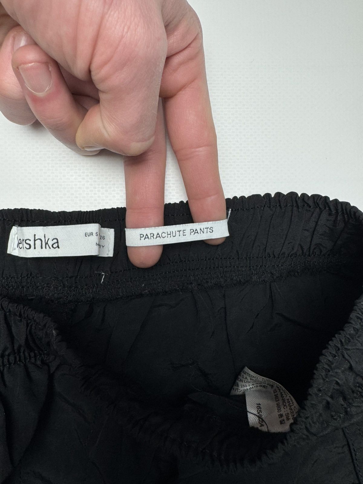Bershka Bershka Black Parachute Pants Size US 26 / EU 42 - 7 Thumbnail