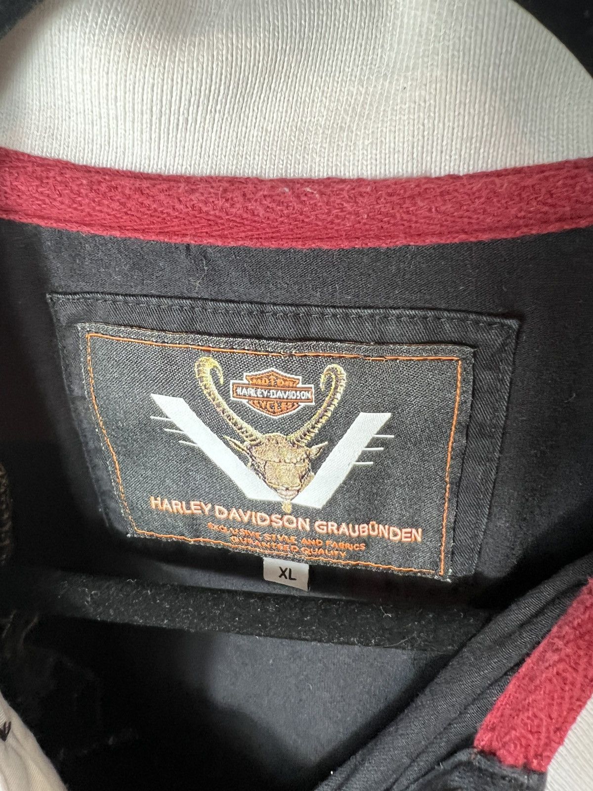 Harley Davidson Vintage y2k racing Harley Davidson Bunderbike Rugby Jumper Size US XL / EU 56 / 4 - 5 Thumbnail